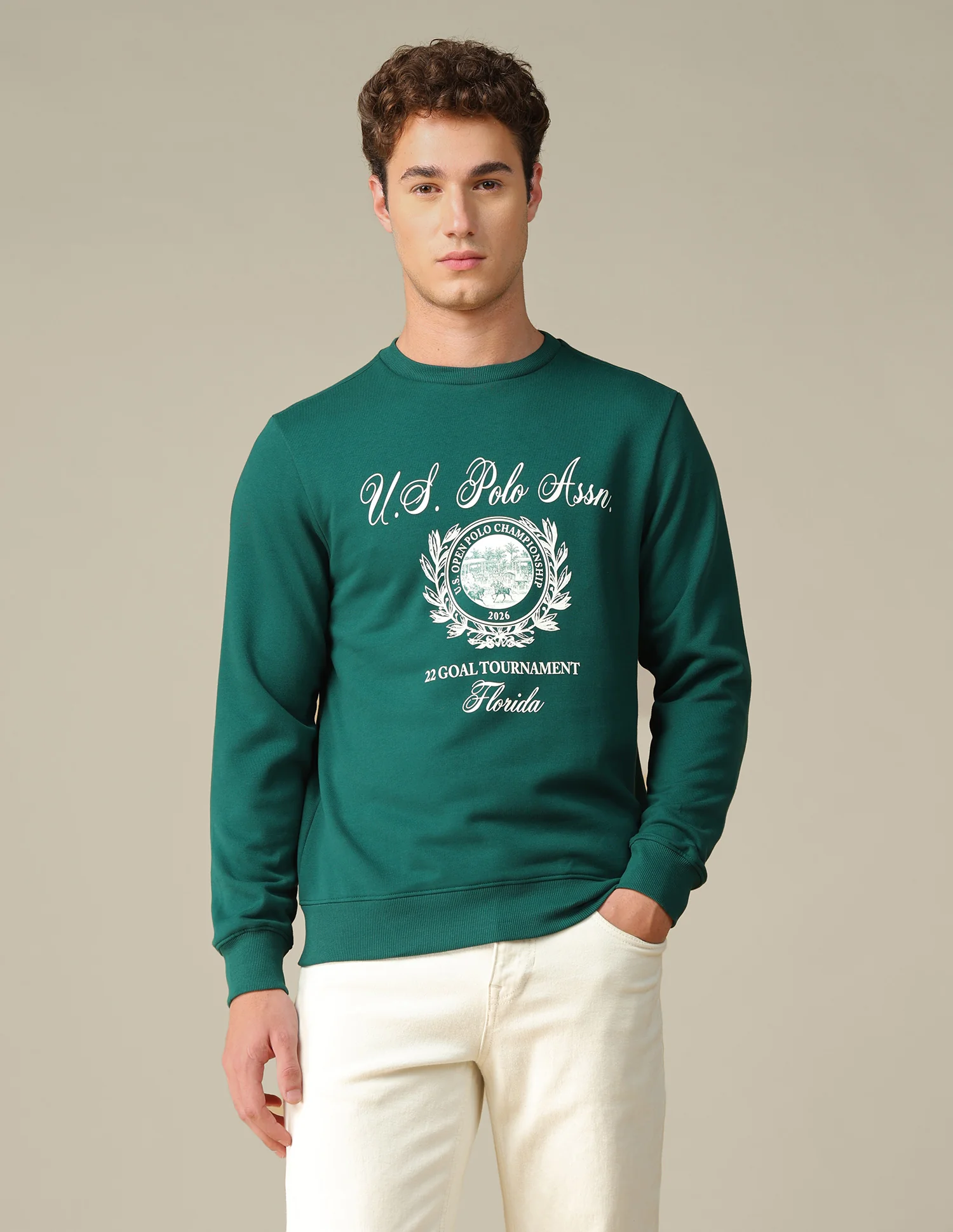 Graphic Brand Printed Regular Fit Sweatshirt - Image 6
