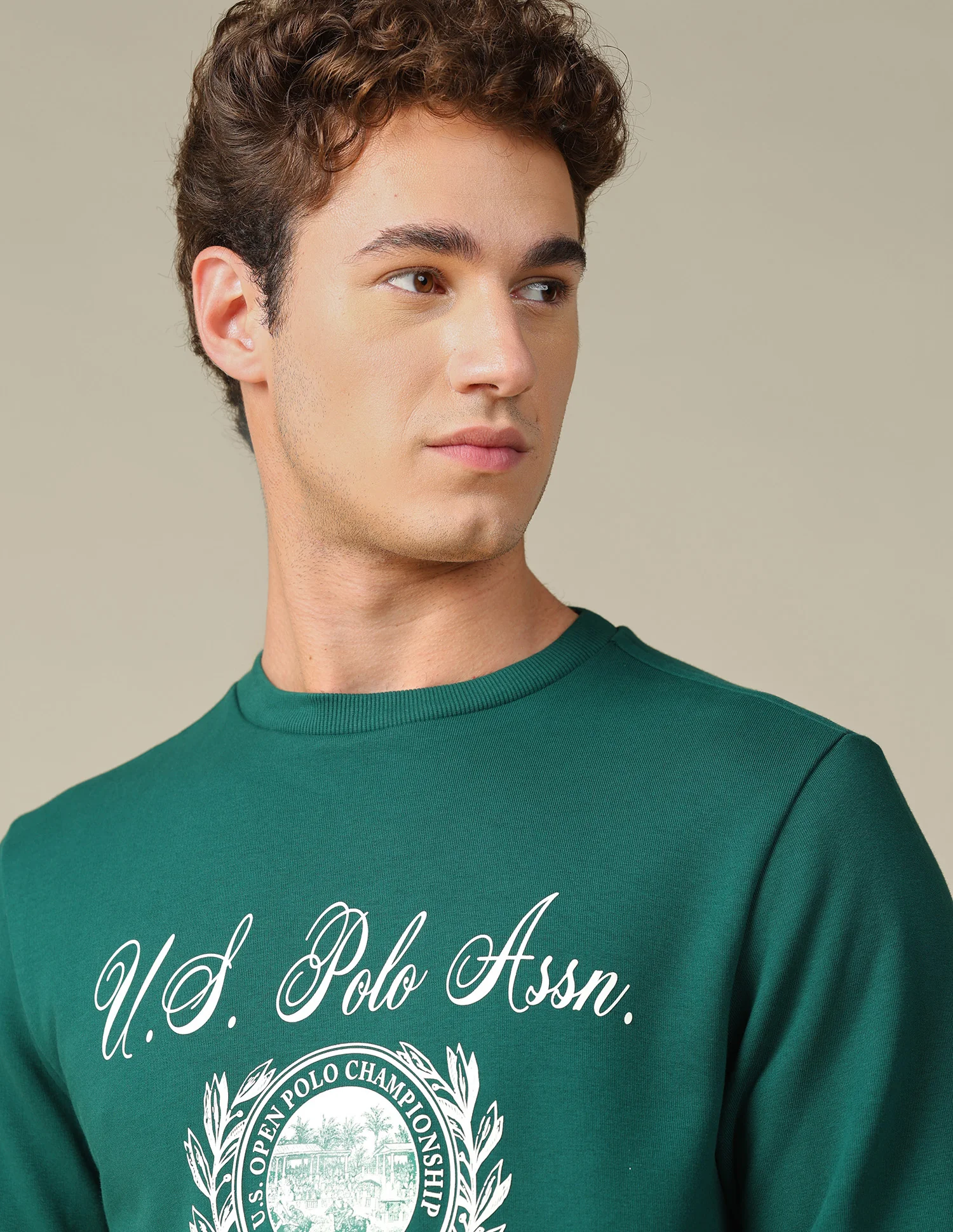 Graphic Brand Printed Regular Fit Sweatshirt - Image 7