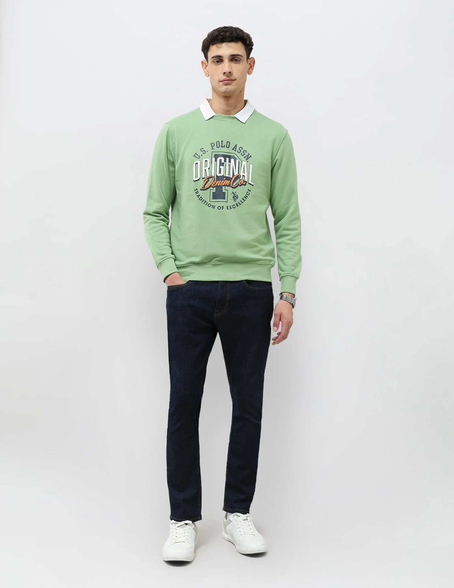Graphic Brand Printed Regular Fit Sweatshirt - Image 3
