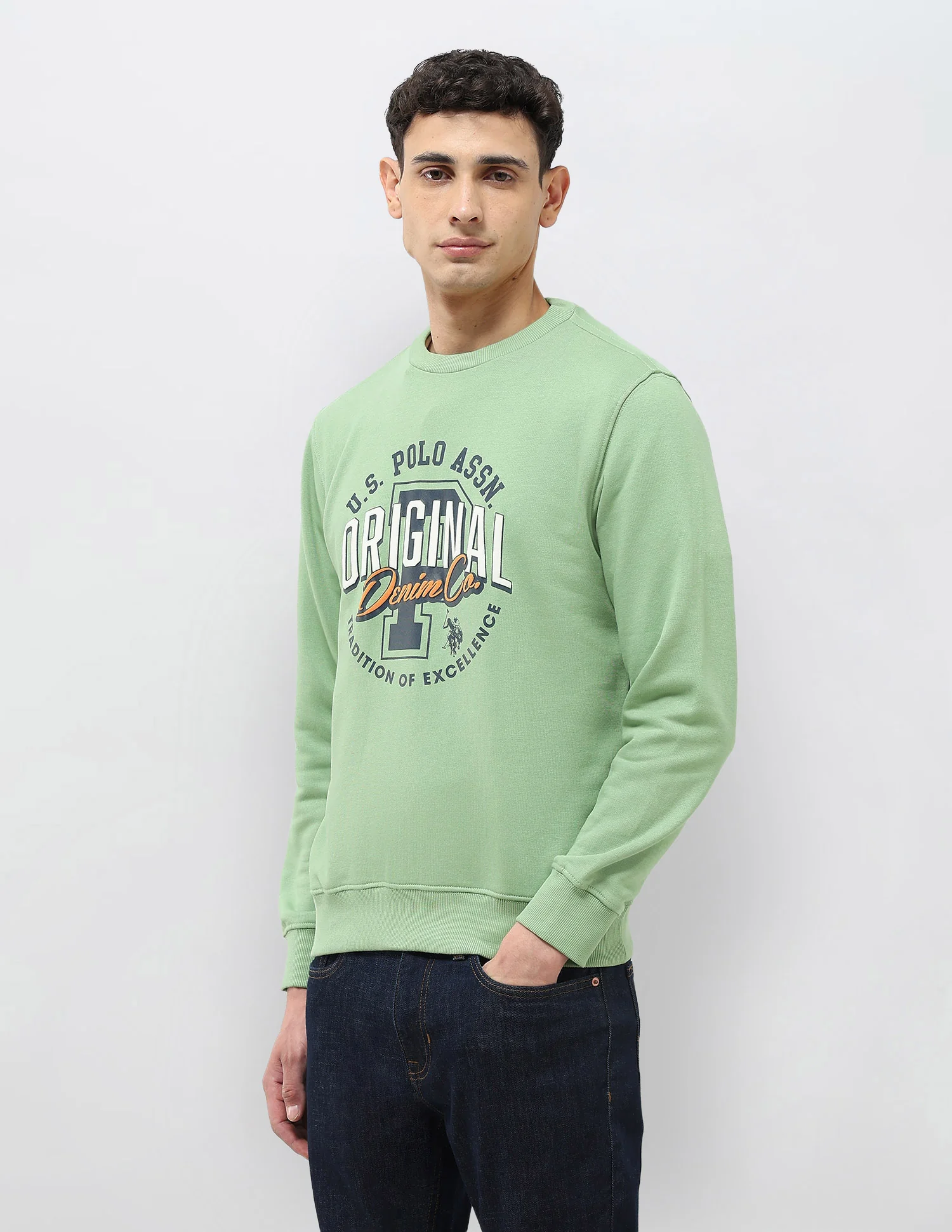 Graphic Brand Printed Regular Fit Sweatshirt - Image 4