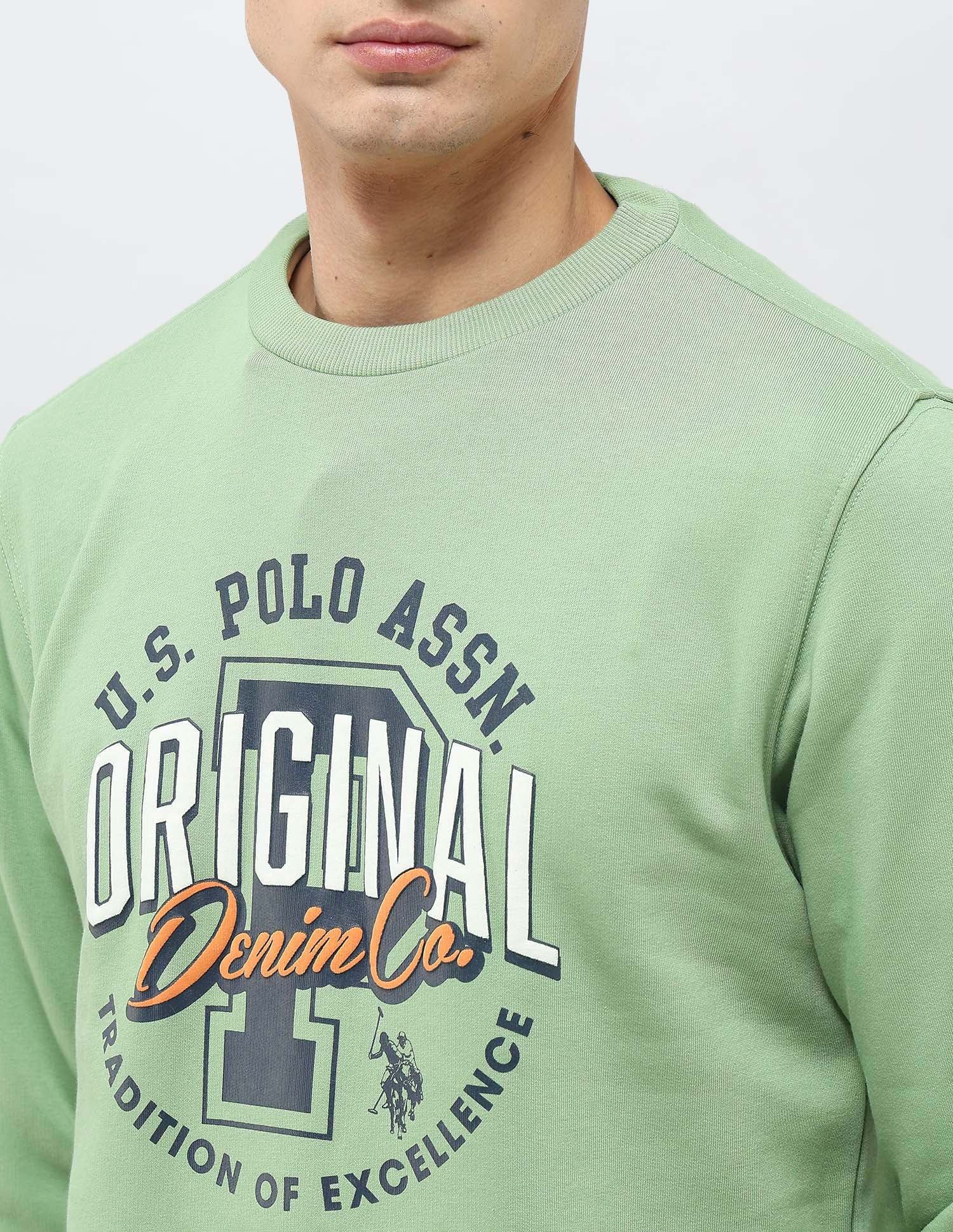 Graphic Brand Printed Regular Fit Sweatshirt - Image 7