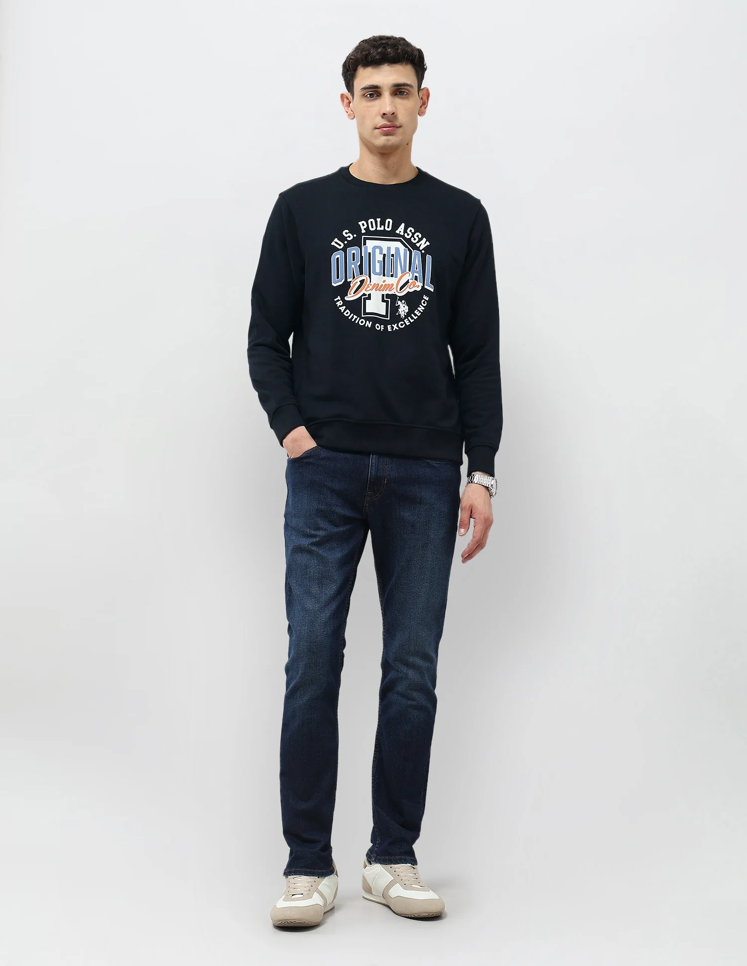 Graphic Brand Printed Regular Fit Sweatshirt - Image 3