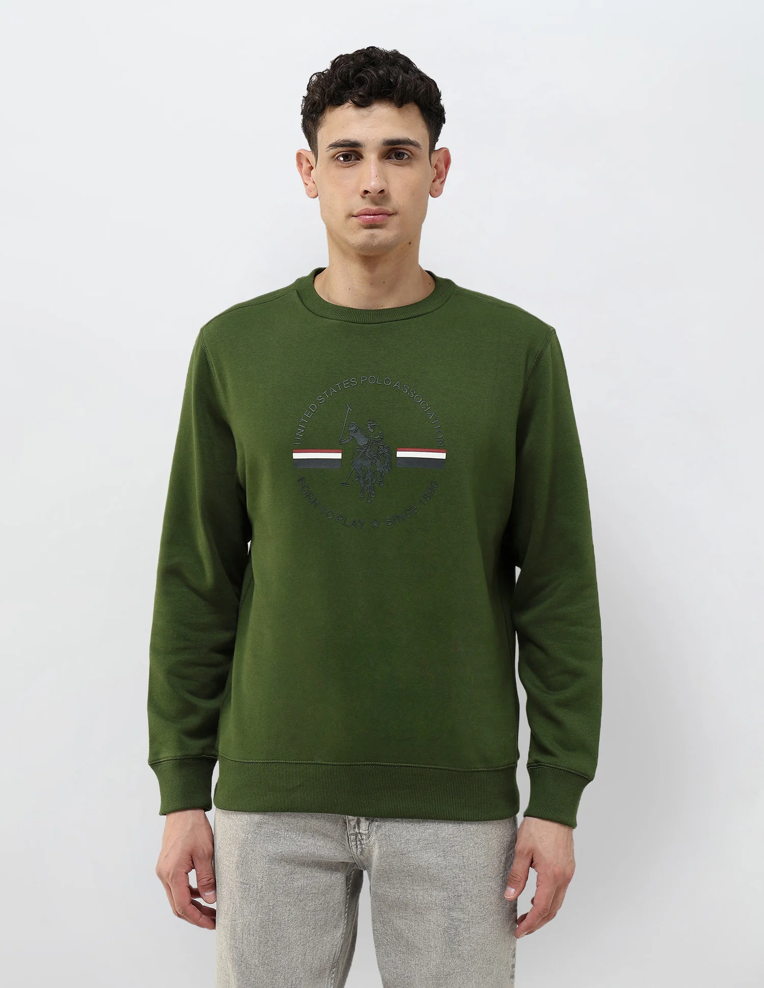 Graphic Brand Printed Regular Fit Sweatshirt - Image 6