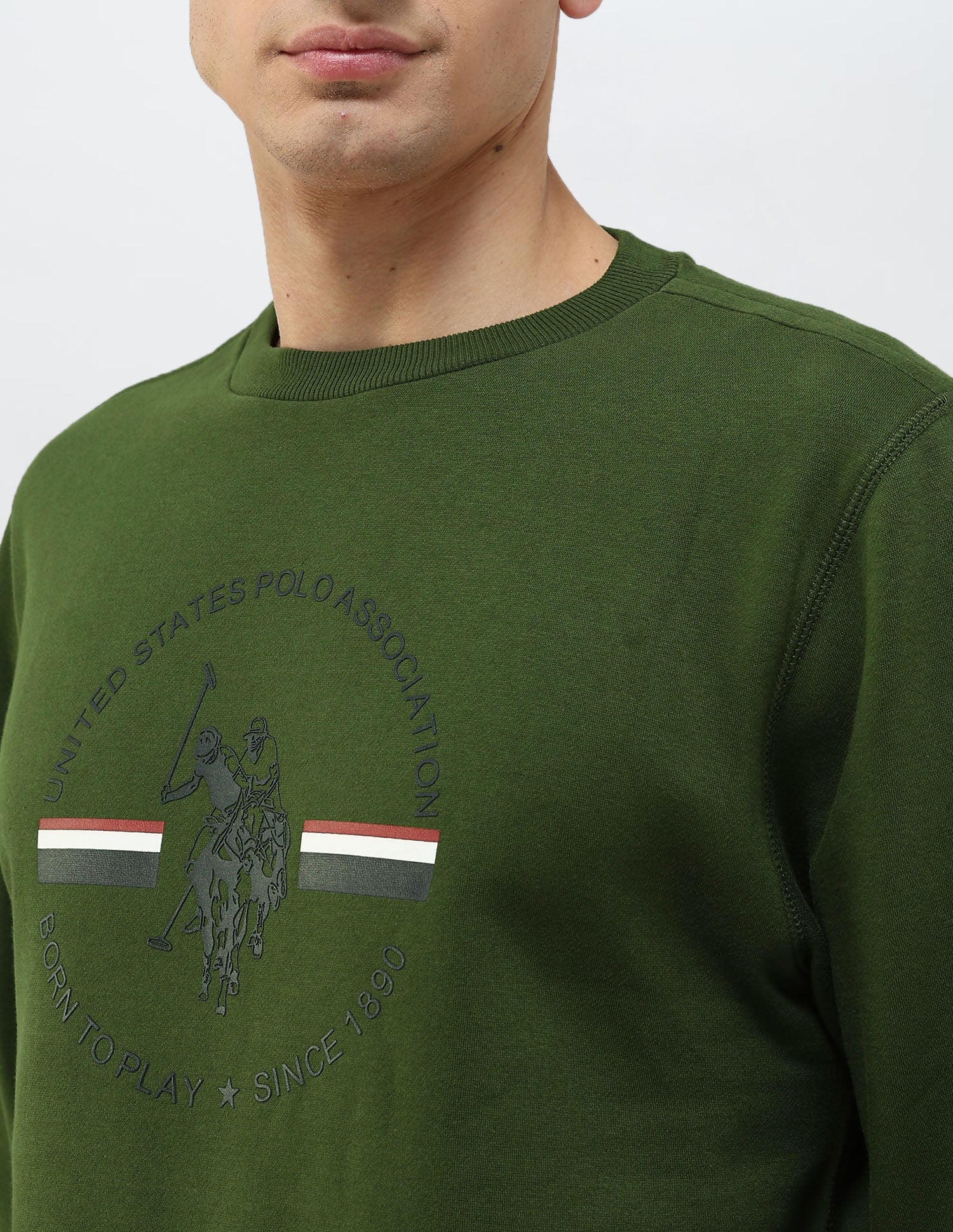 Graphic Brand Printed Regular Fit Sweatshirt - Image 7