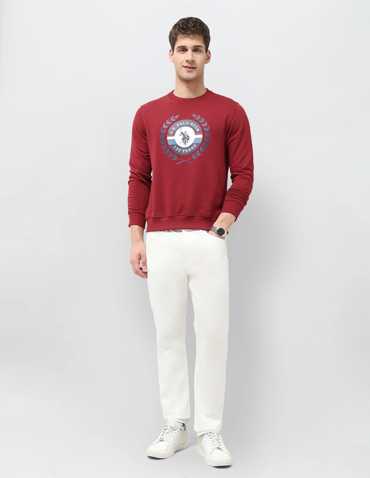 Graphic Brand Printed Regular Fit Sweatshirt - Image 3
