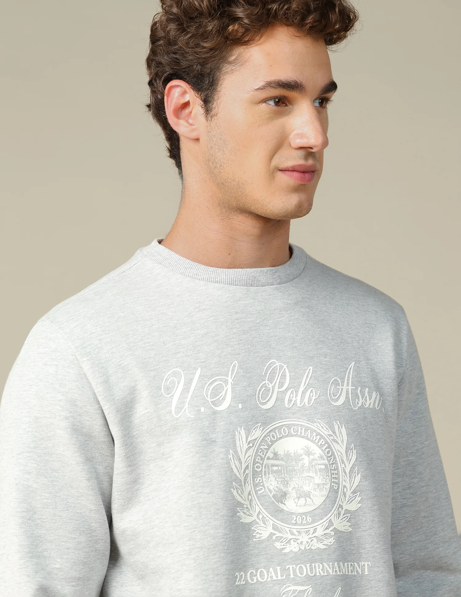 Graphic Brand Printed Regular Fit Sweatshirt - Image 7