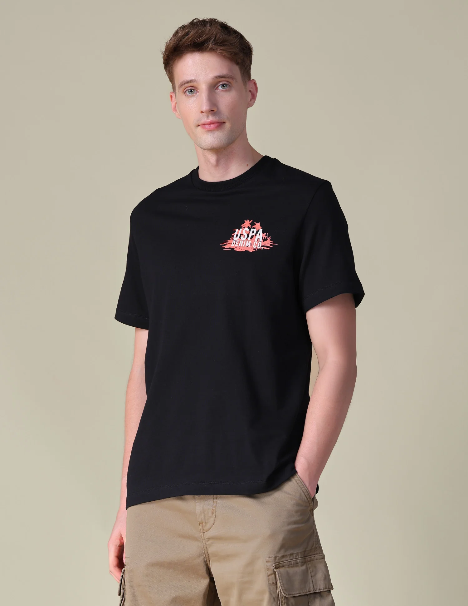 Graphic Brand Printed Relaxed Fit T-Shirt - Image 4