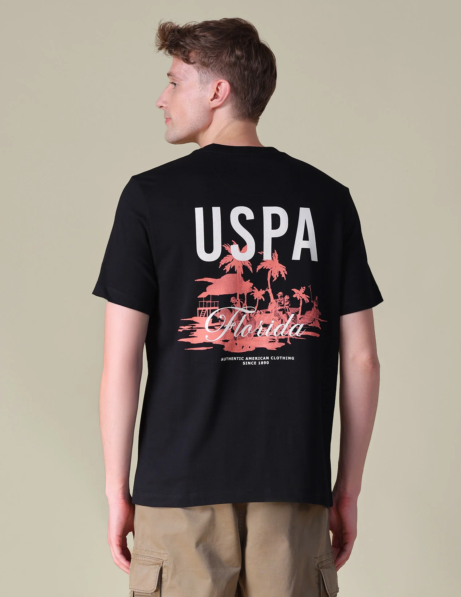 Graphic Brand Printed Relaxed Fit T-Shirt - Image 5