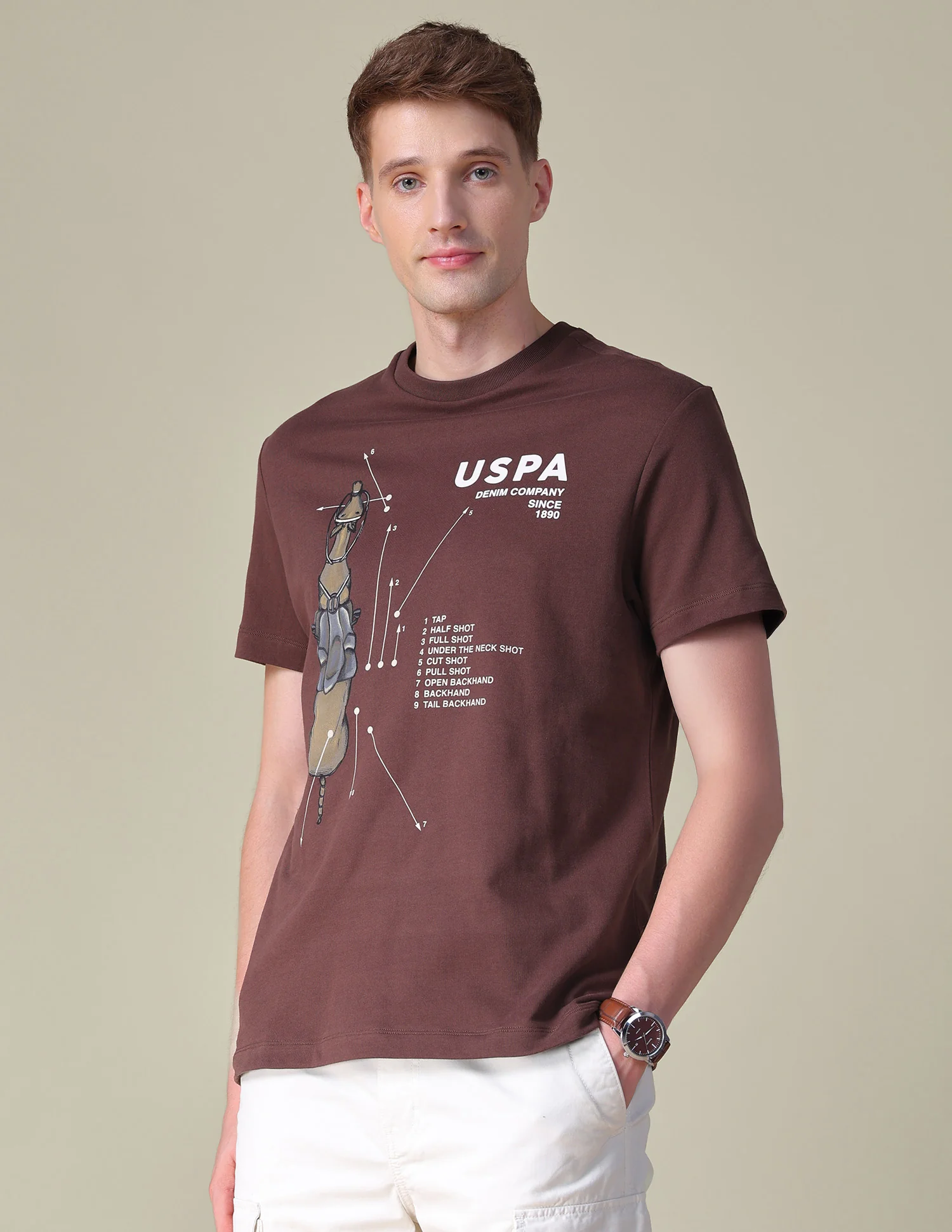 Graphic Brand Printed Relaxed Fit T-Shirt