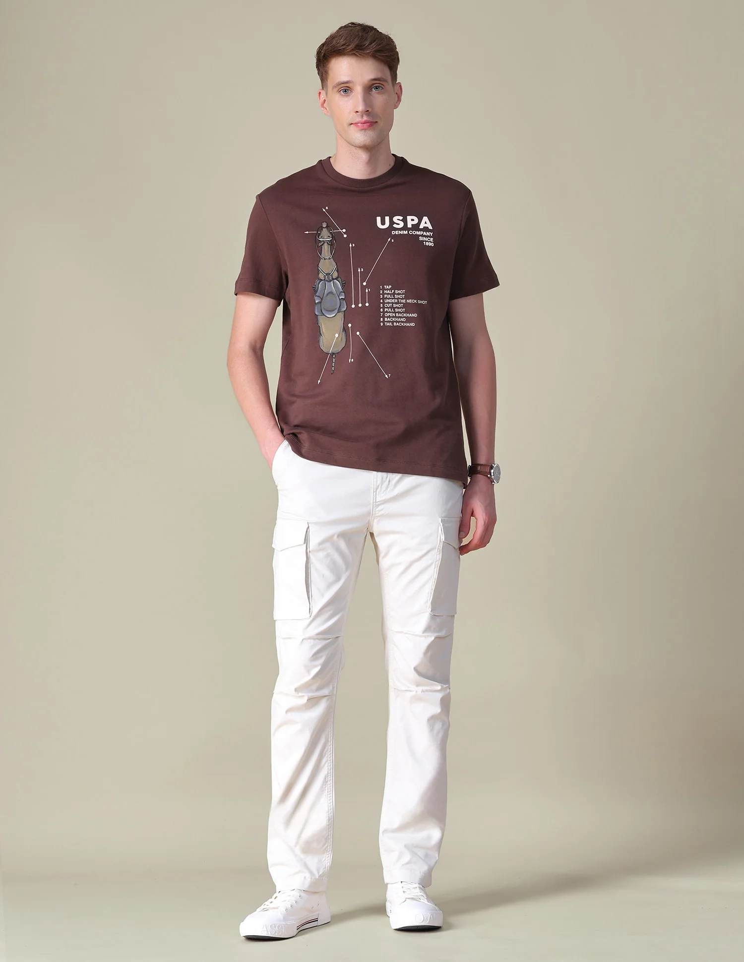 Graphic Brand Printed Relaxed Fit T-Shirt - Image 3