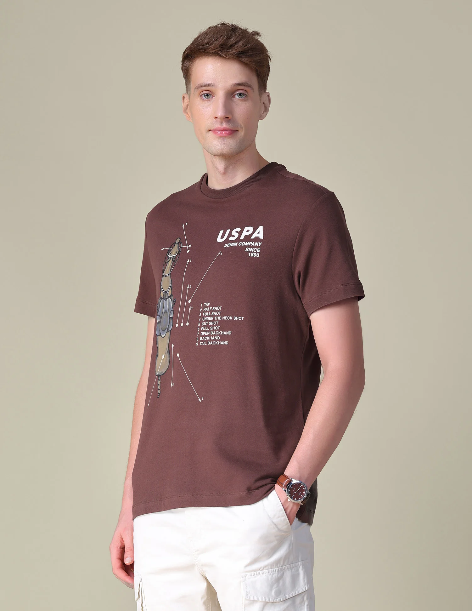 Graphic Brand Printed Relaxed Fit T-Shirt - Image 4