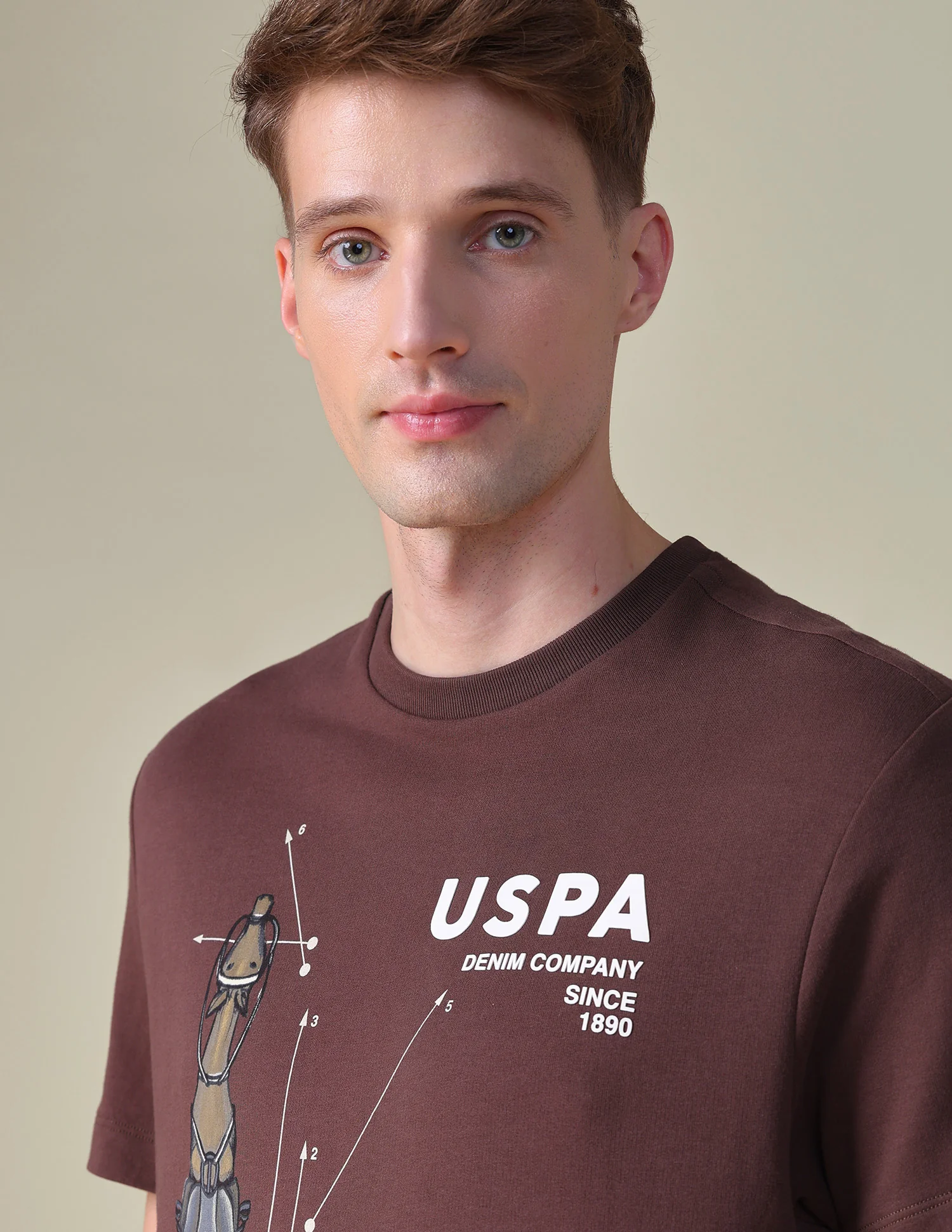 Graphic Brand Printed Relaxed Fit T-Shirt - Image 7