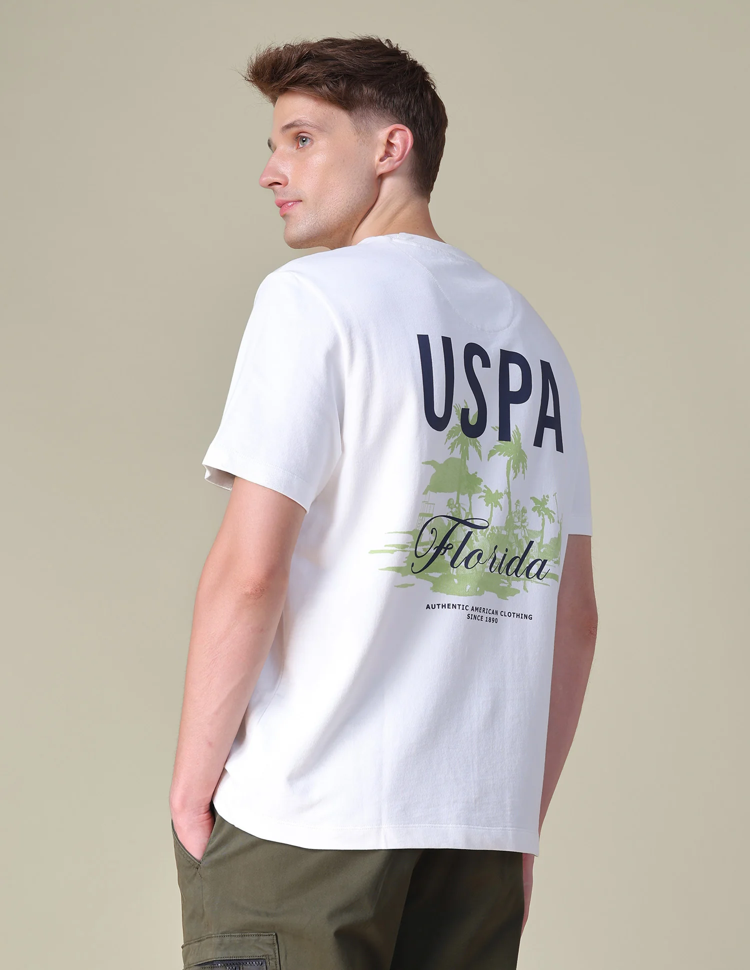 Graphic Brand Printed Relaxed Fit T-Shirt