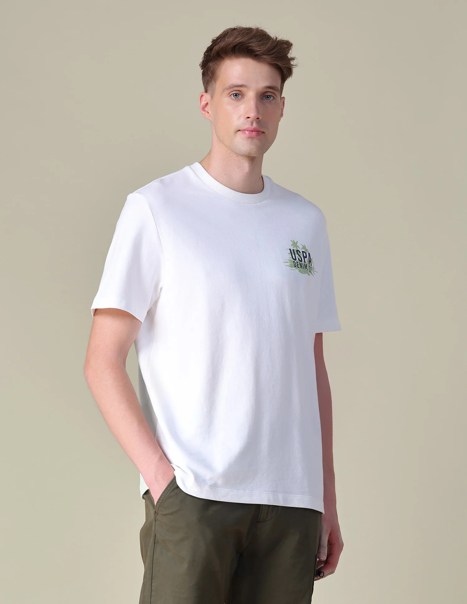 Graphic Brand Printed Relaxed Fit T-Shirt - Image 4