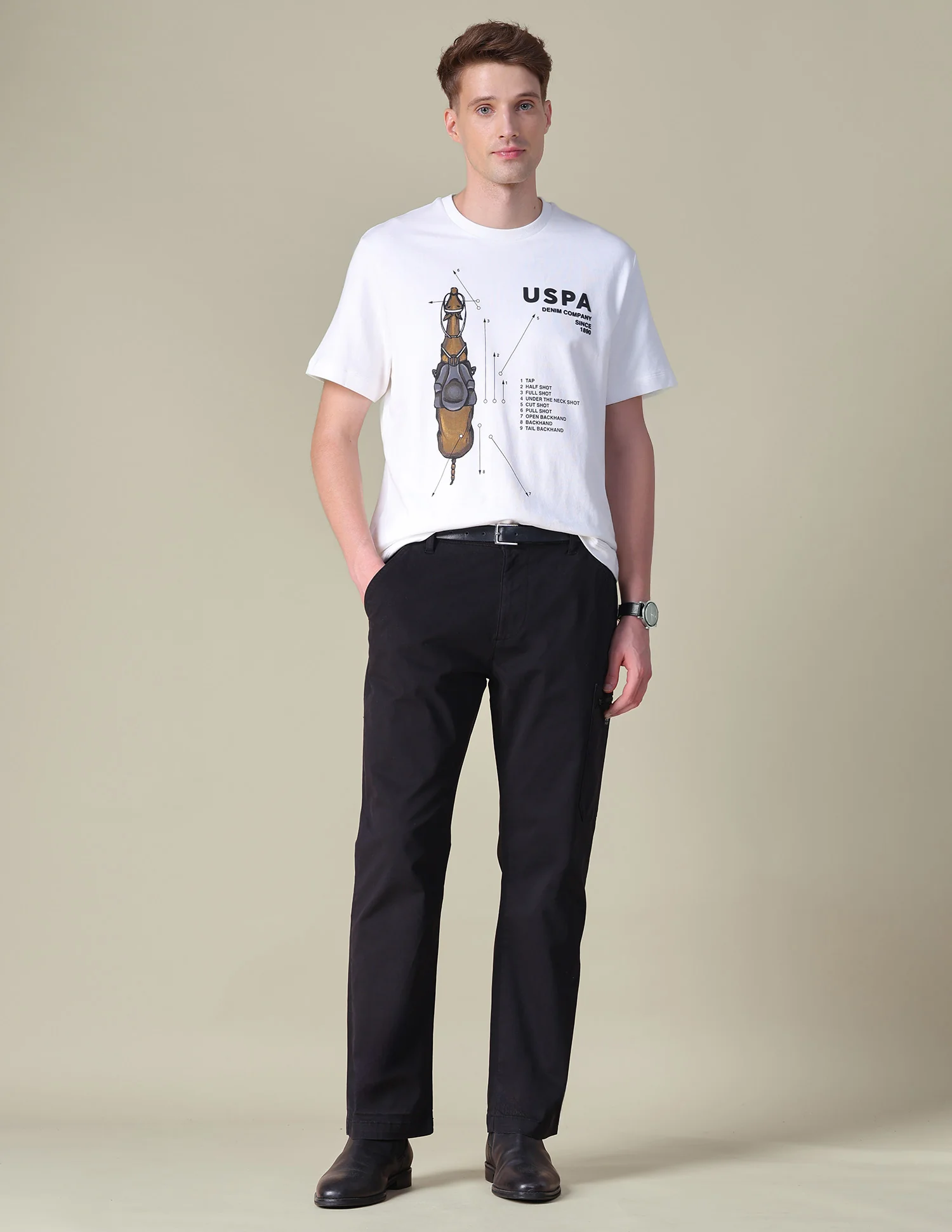 Graphic Brand Printed Relaxed Fit T-Shirt - Image 3