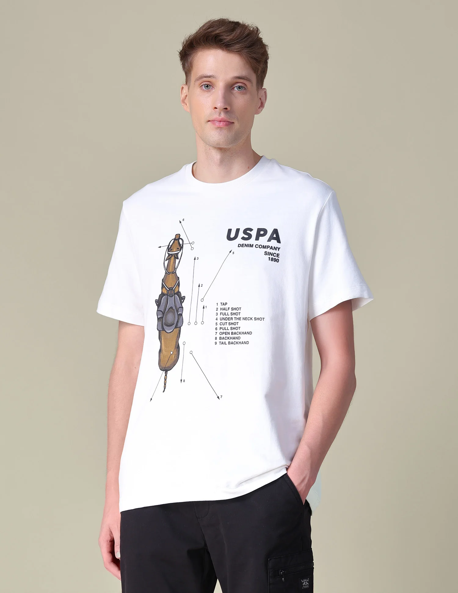 Graphic Brand Printed Relaxed Fit T-Shirt - Image 4
