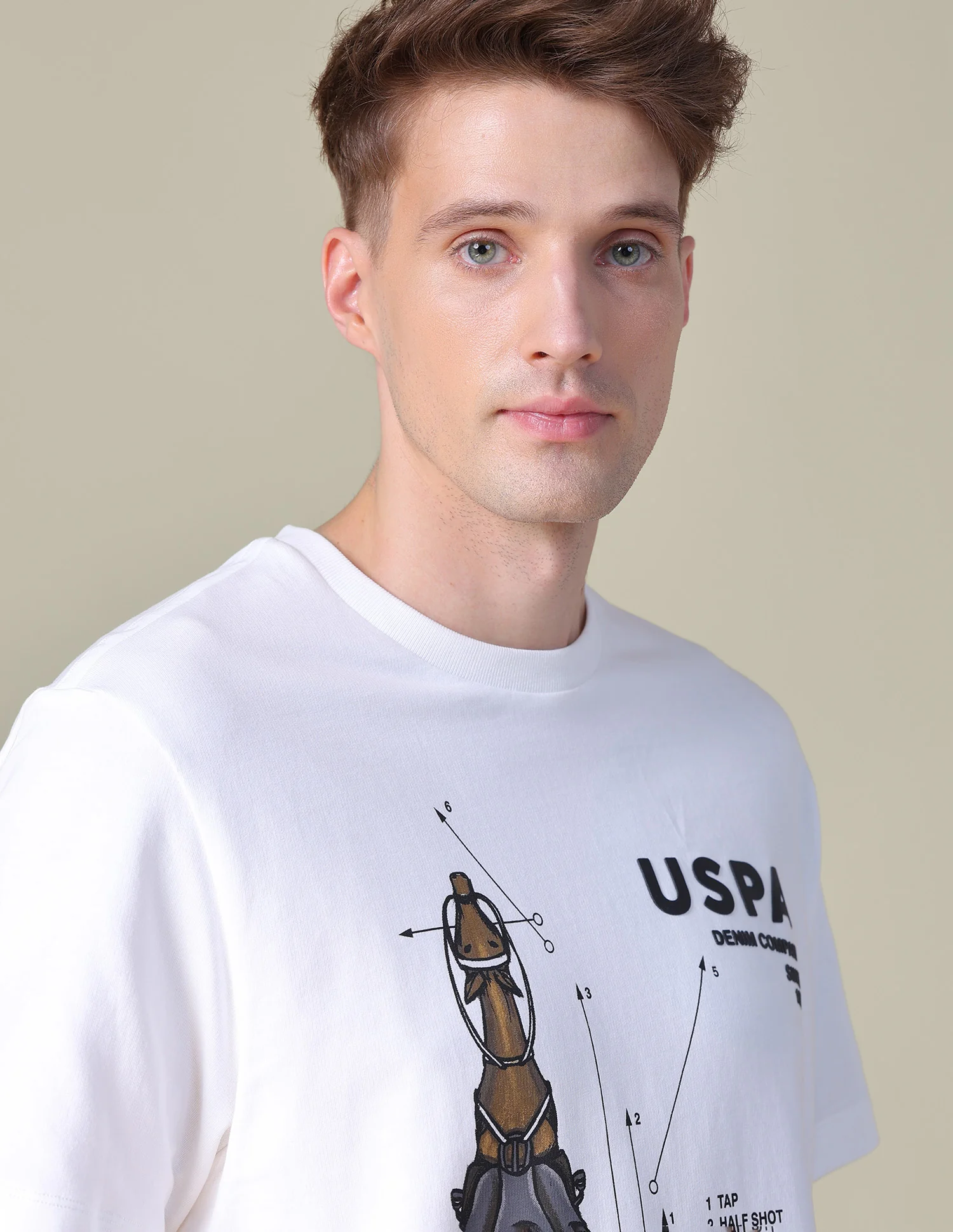 Graphic Brand Printed Relaxed Fit T-Shirt - Image 7