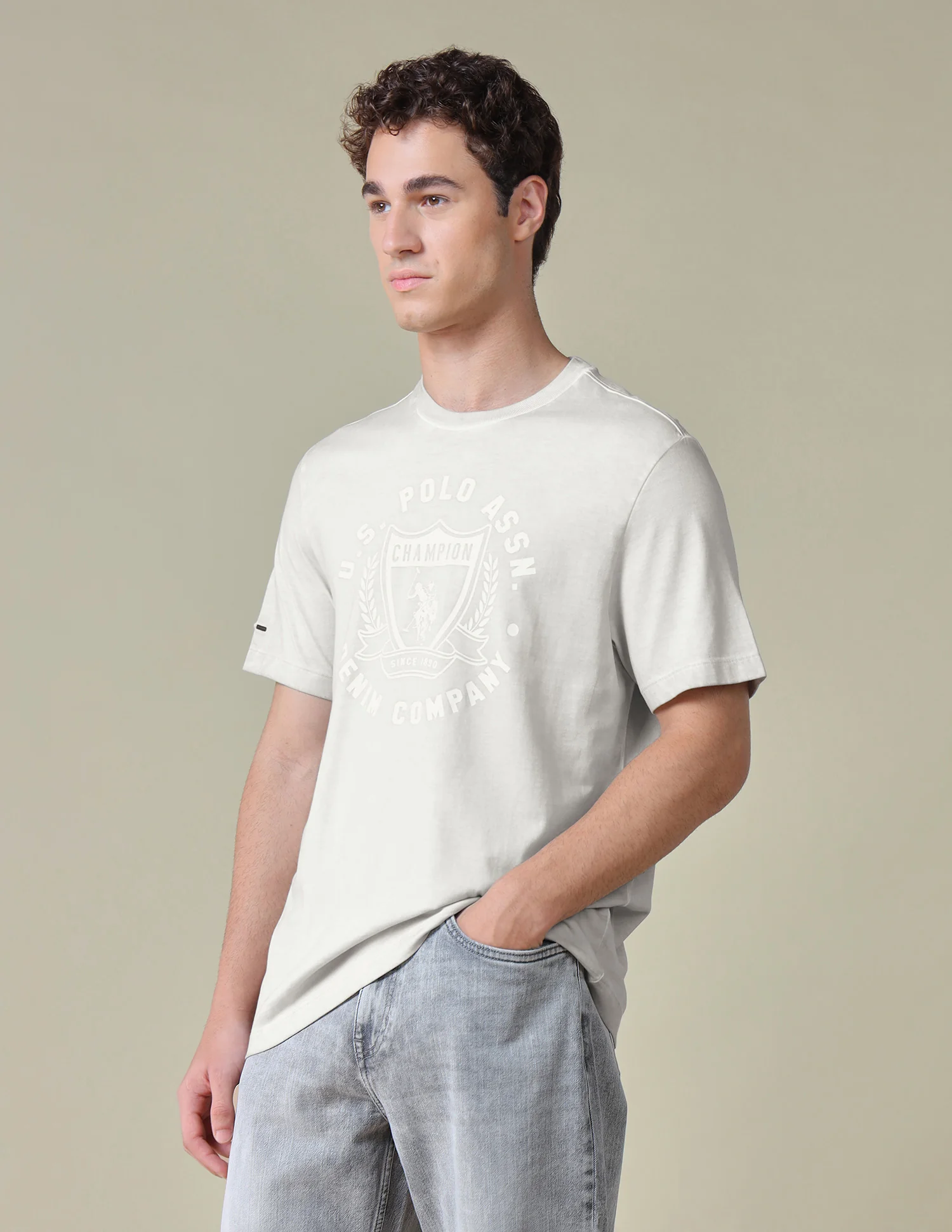 Graphic Brand Printed Relaxed Fit T-Shirt - Image 4