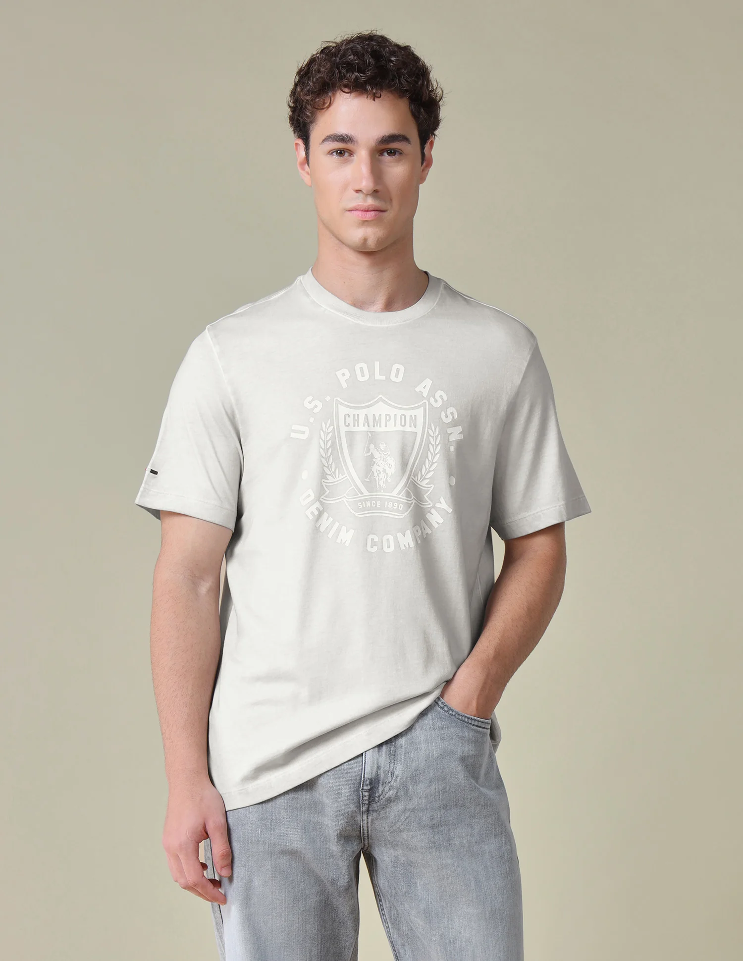 Graphic Brand Printed Relaxed Fit T-Shirt - Image 6