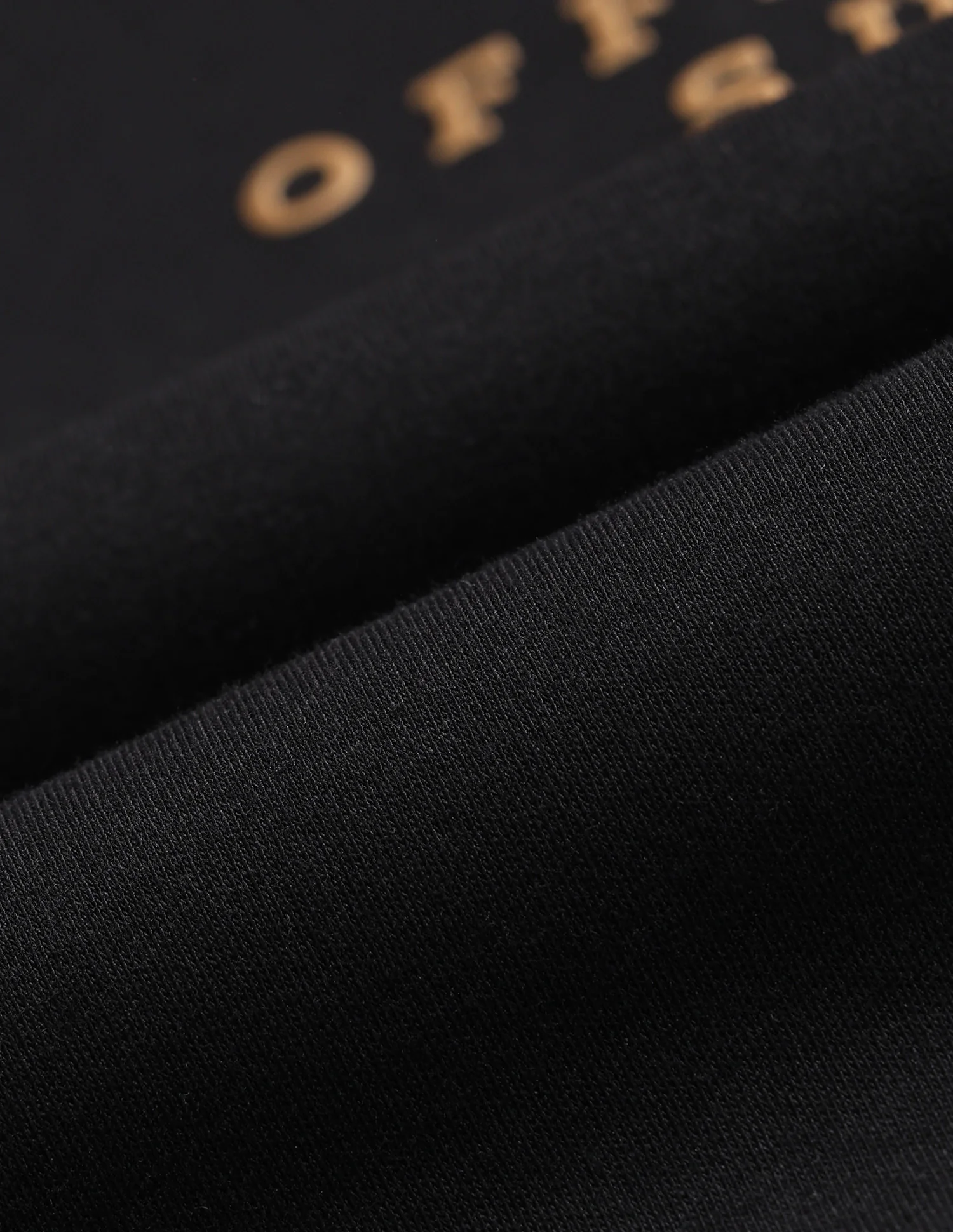 Graphic Brand Printed Slim Fit Black & Gold T-Shirt - Image 2