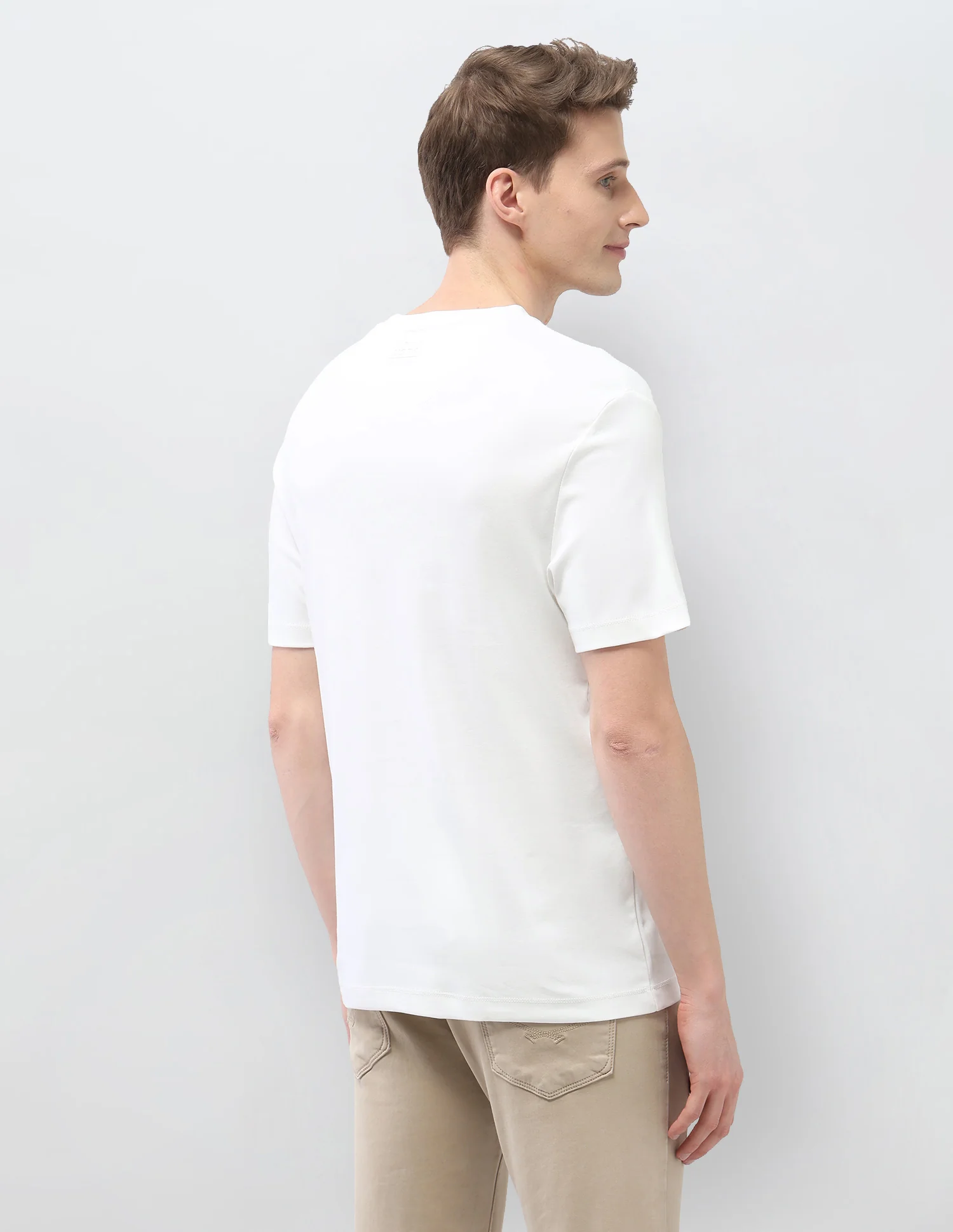 Graphic Brand Printed Slim Fit Black & Gold T-Shirt - Image 5