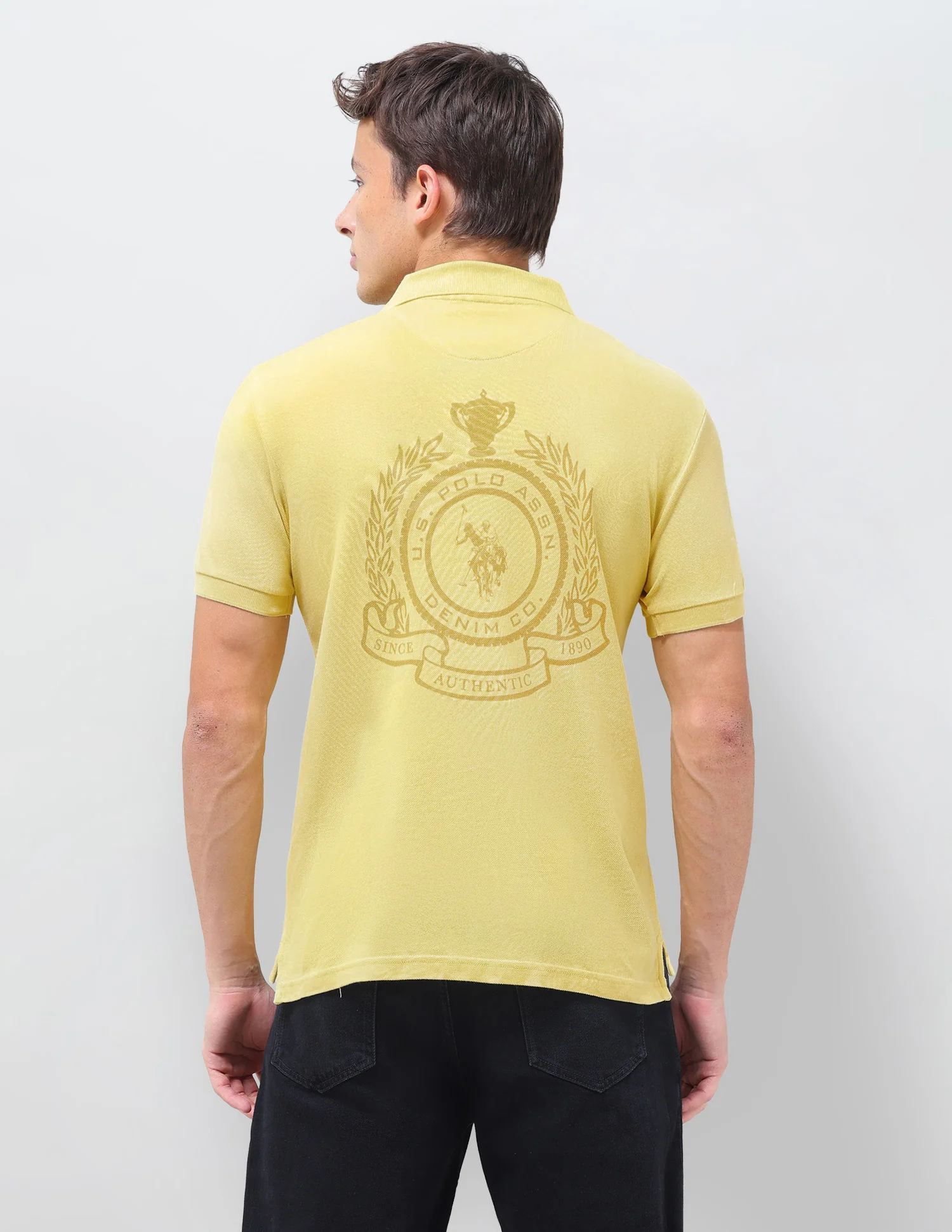 Graphic Brand Printed Slim Fit Polo Shirt - Image 5