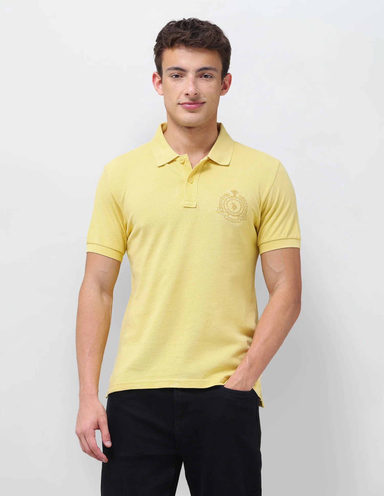 Graphic Brand Printed Slim Fit Polo Shirt - Image 6