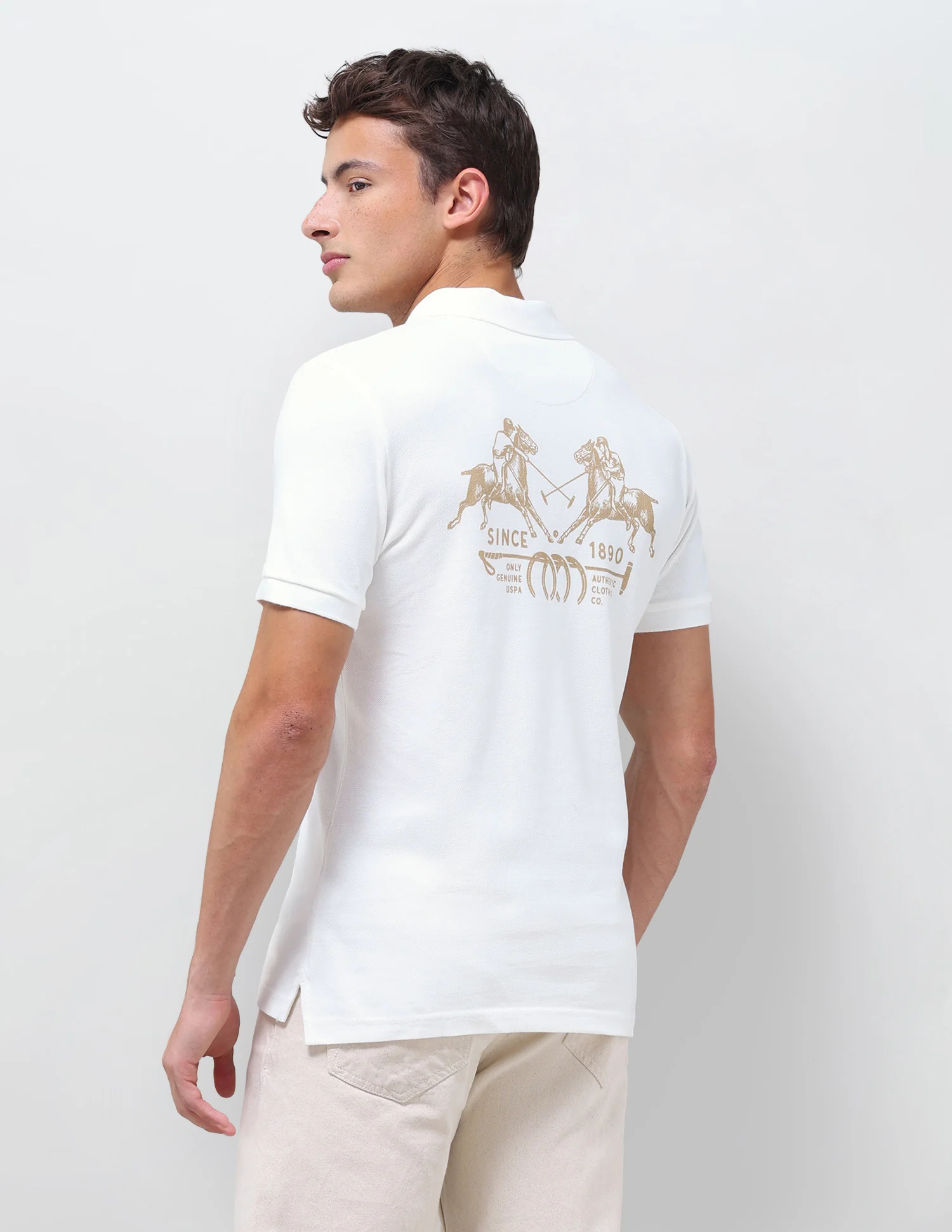 Graphic Brand Printed Slim Fit Polo Shirt - Image 5