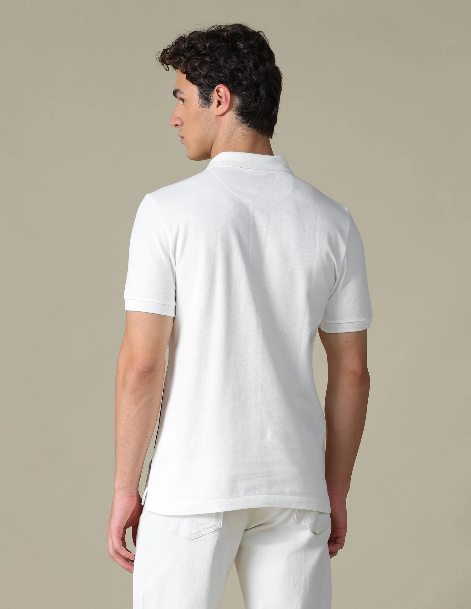 Graphic Brand Printed Slim Fit Polo Shirt - Image 5