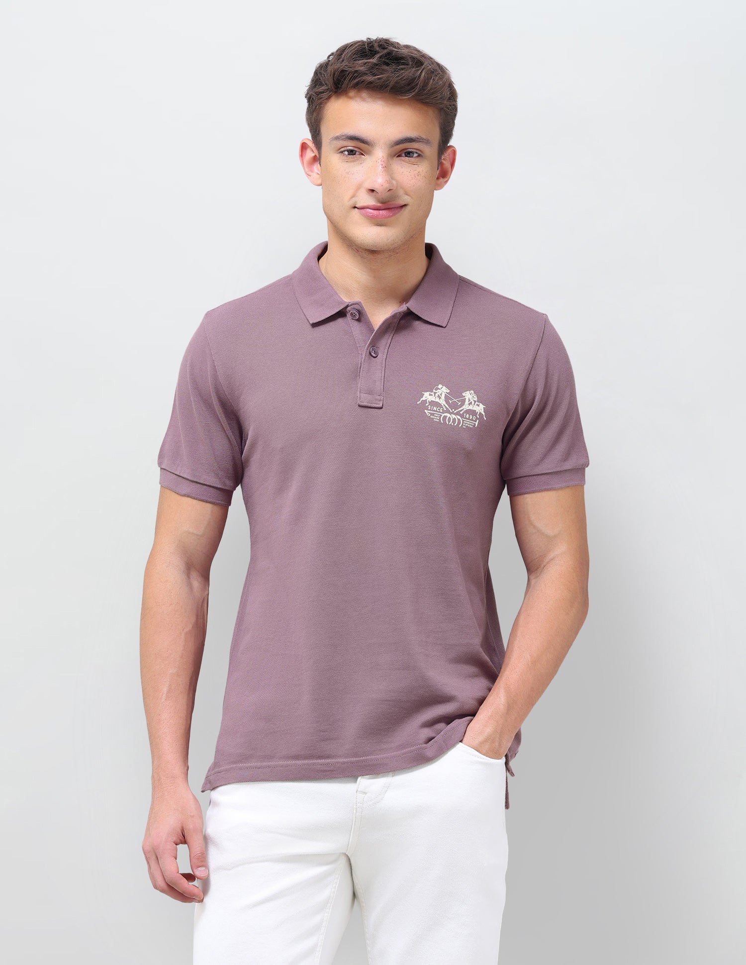 Graphic Brand Printed Slim Fit Polo Shirt - Image 6