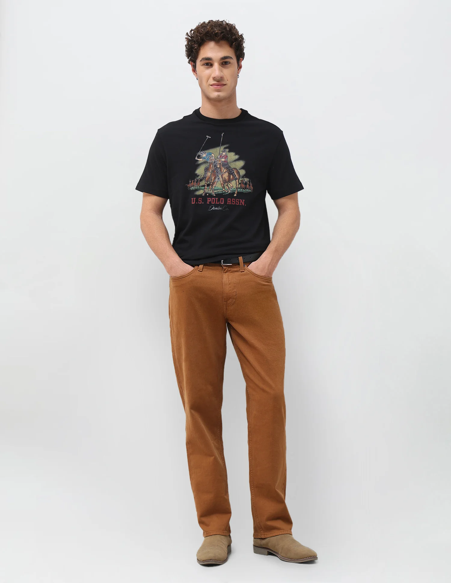 Graphic Brand Printed Slim Fit T-Shirt - Image 3