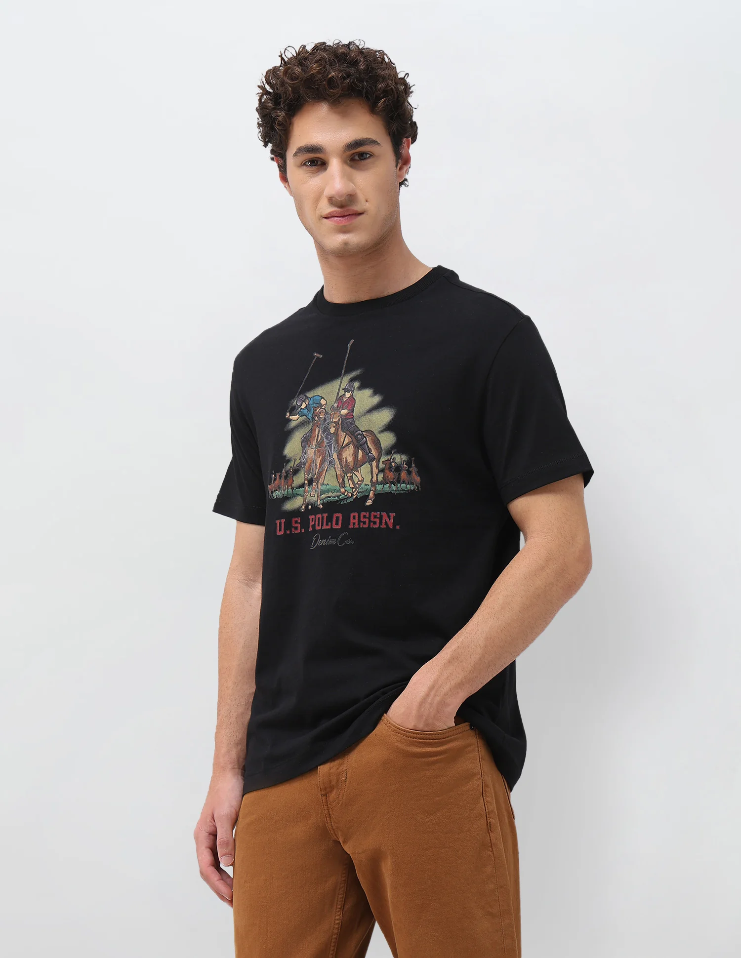 Graphic Brand Printed Slim Fit T-Shirt - Image 4