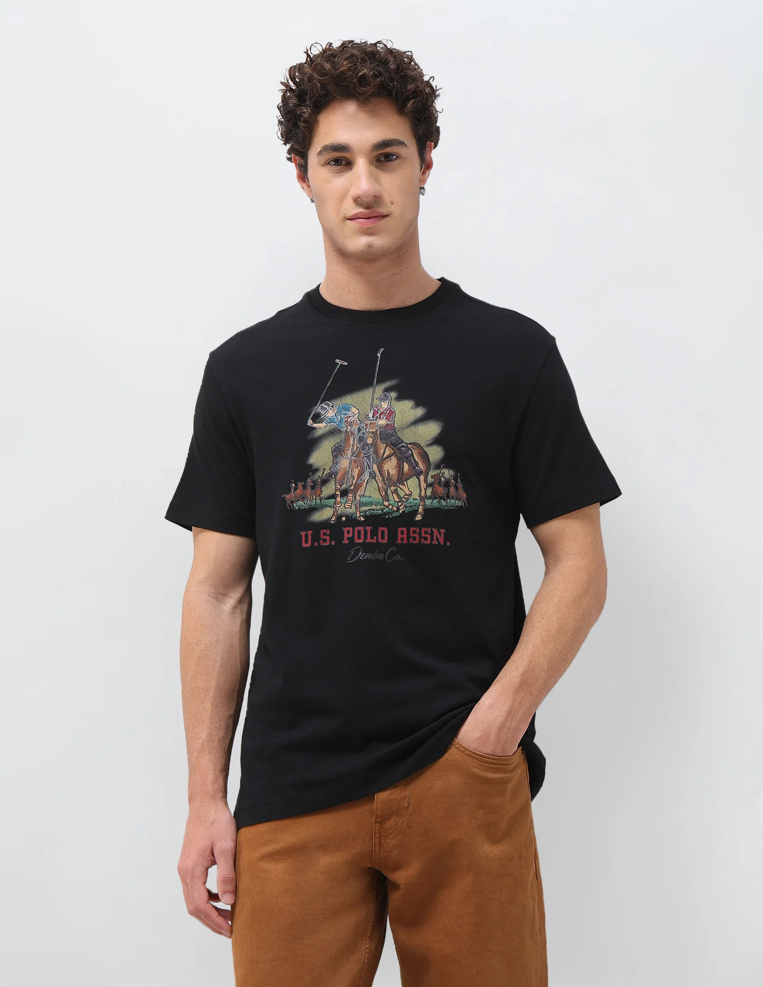 Graphic Brand Printed Slim Fit T-Shirt - Image 6