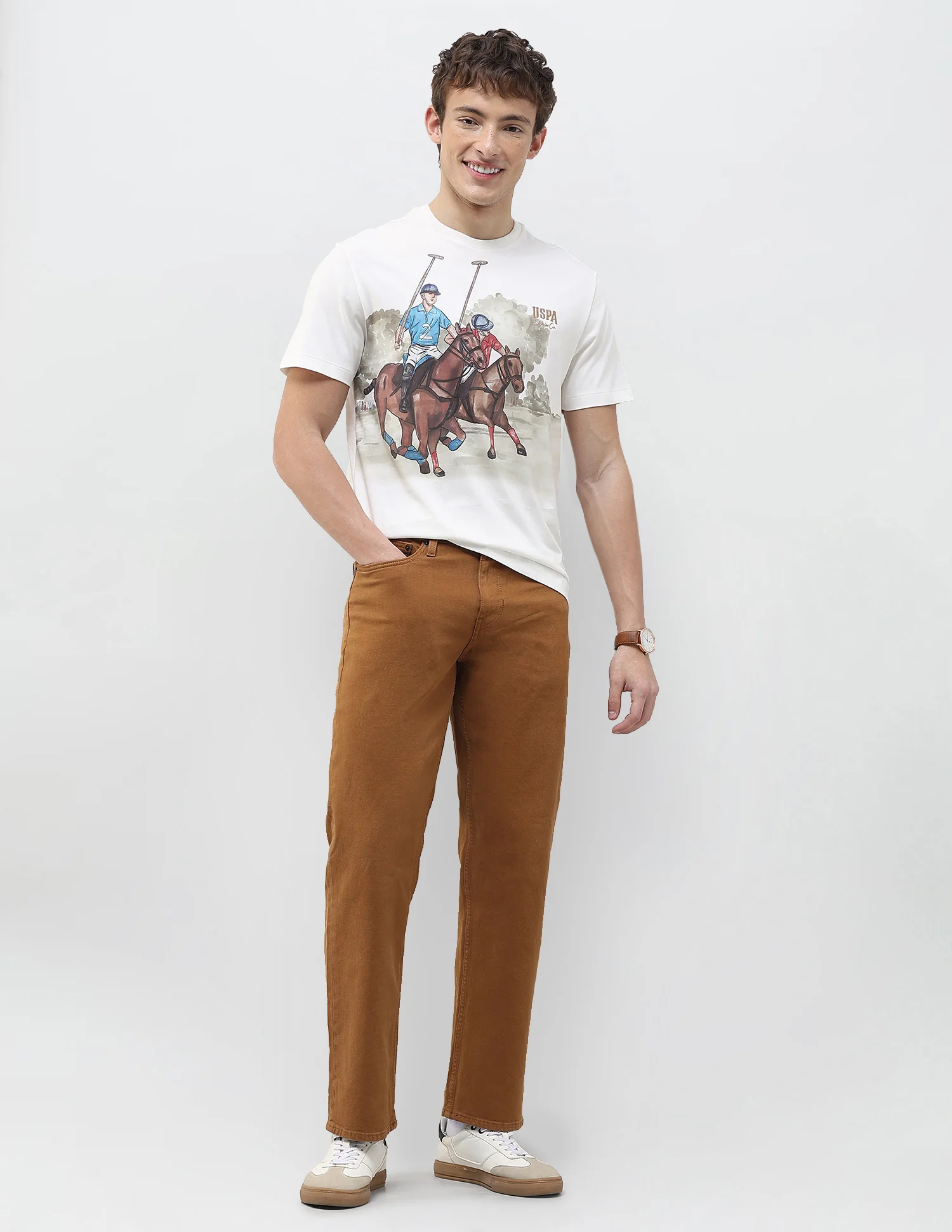 Graphic Brand Printed Slim Fit T-Shirt - Image 3
