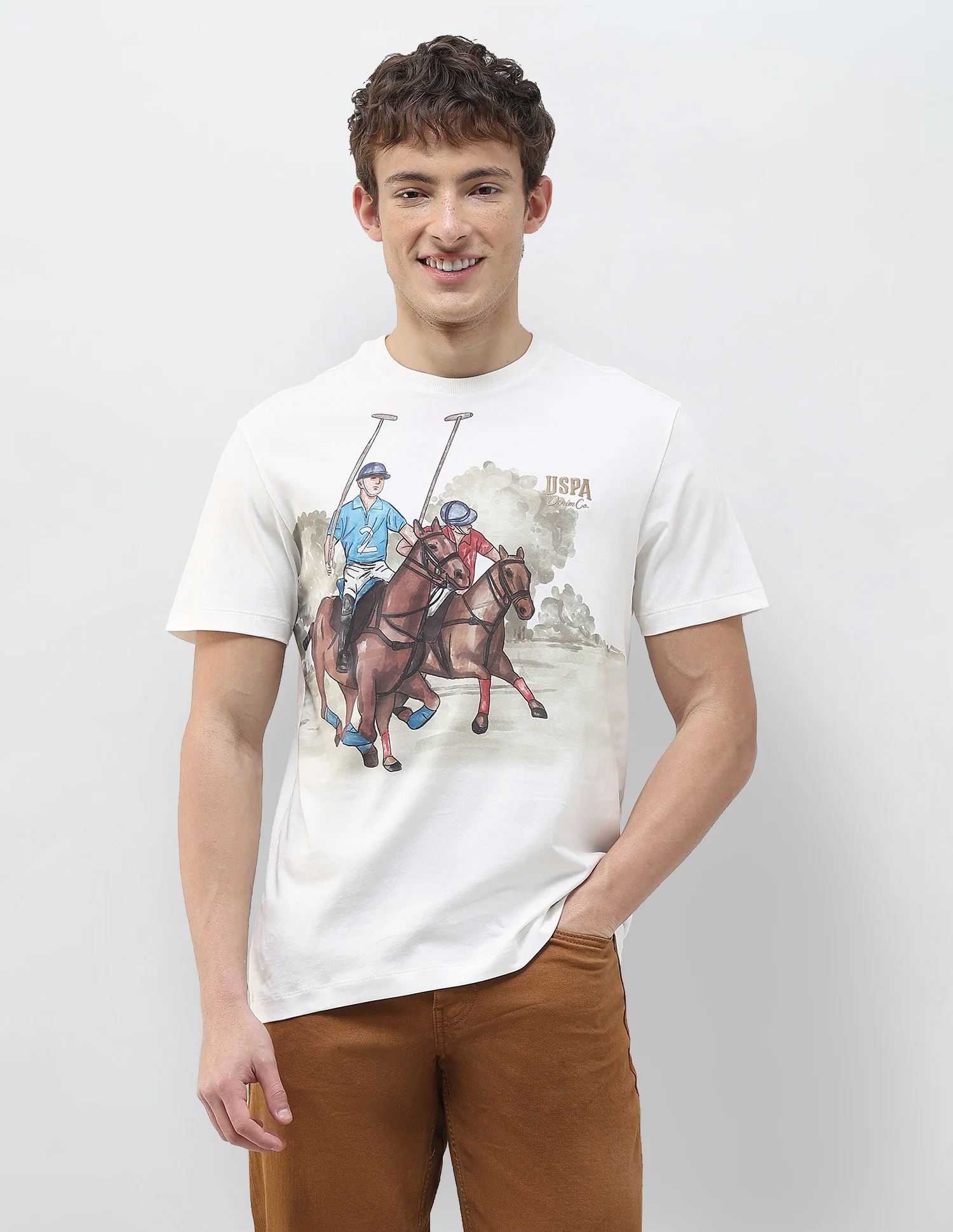 Graphic Brand Printed Slim Fit T-Shirt - Image 6