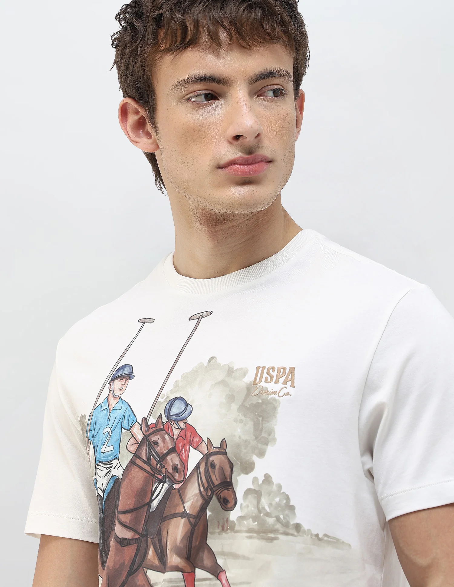 Graphic Brand Printed Slim Fit T-Shirt - Image 7