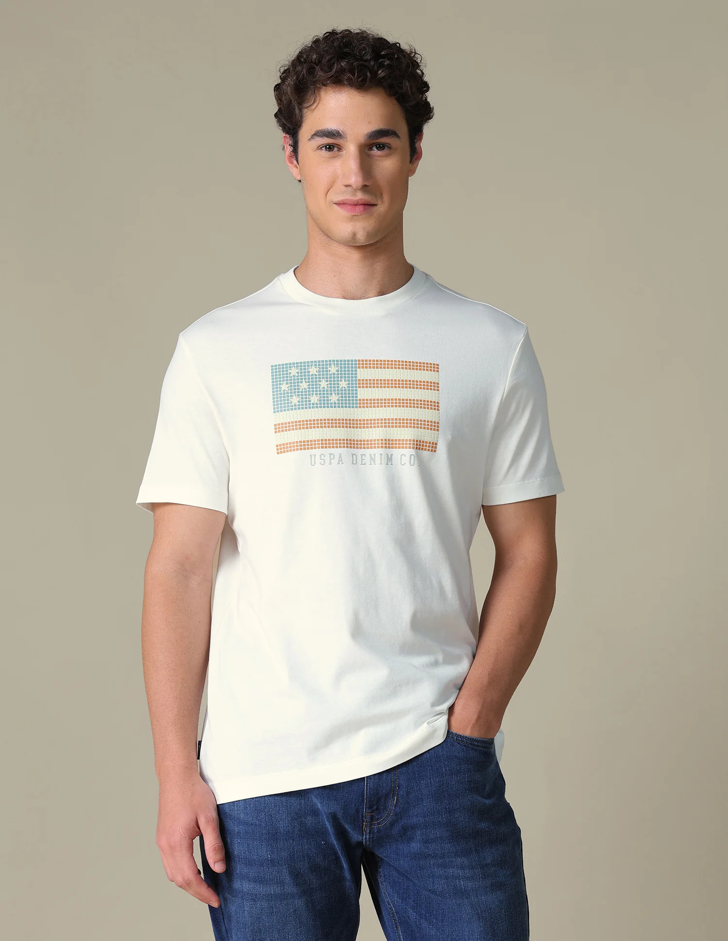 Graphic Brand Printed Slim Fit T-Shirt - Image 6