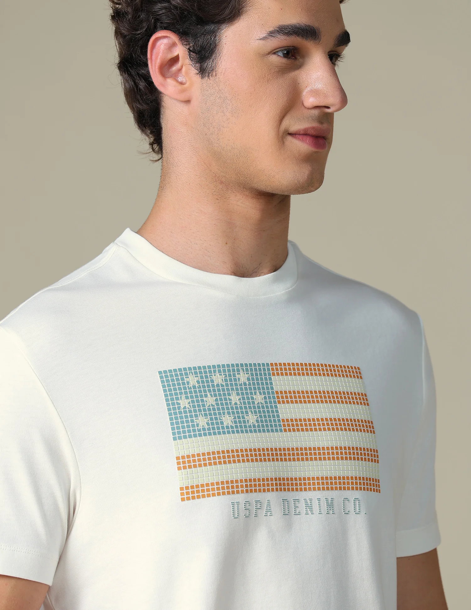 Graphic Brand Printed Slim Fit T-Shirt - Image 7