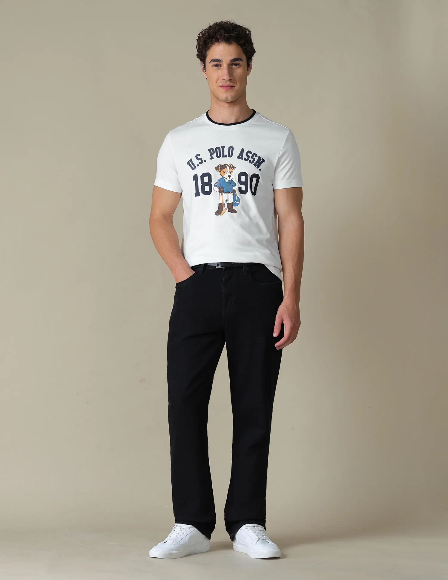Graphic Brand Printed Slim Fit T-Shirt - Image 3