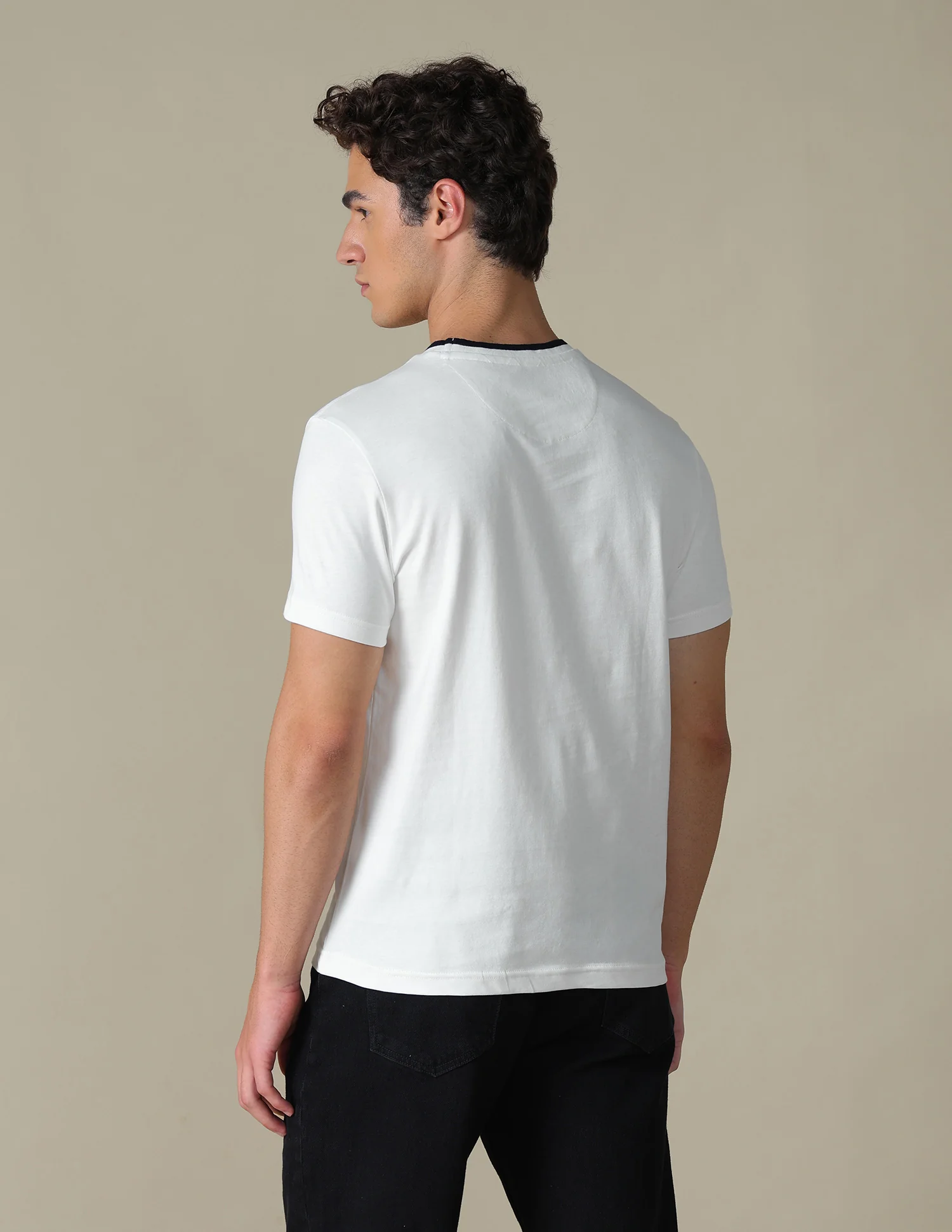 Graphic Brand Printed Slim Fit T-Shirt - Image 5
