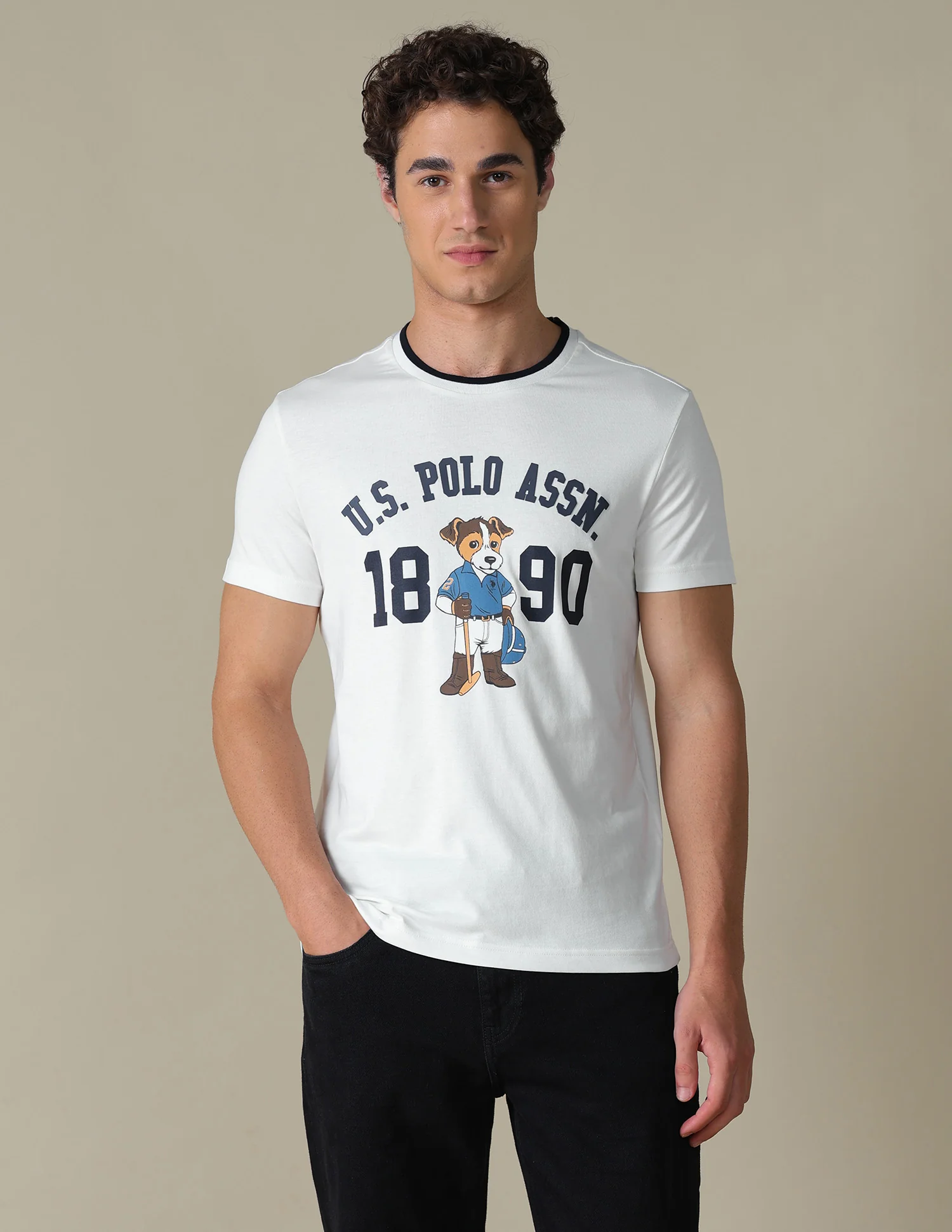 Graphic Brand Printed Slim Fit T-Shirt - Image 6
