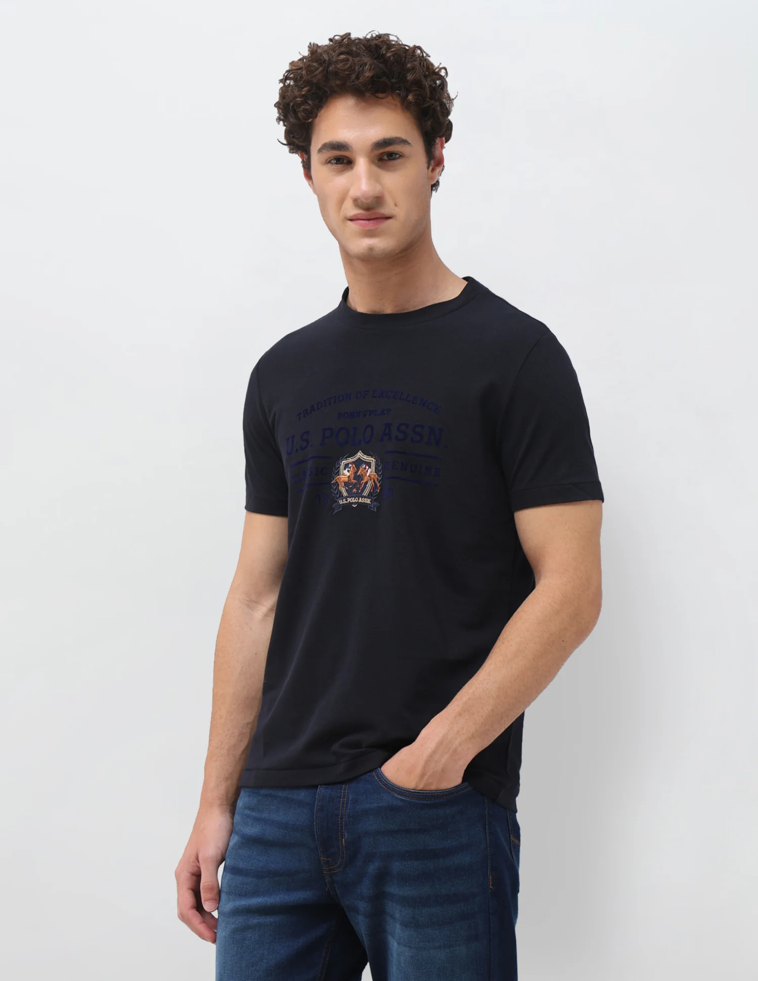 Graphic Brand Printed Slim Fit T-Shirt - Image 4