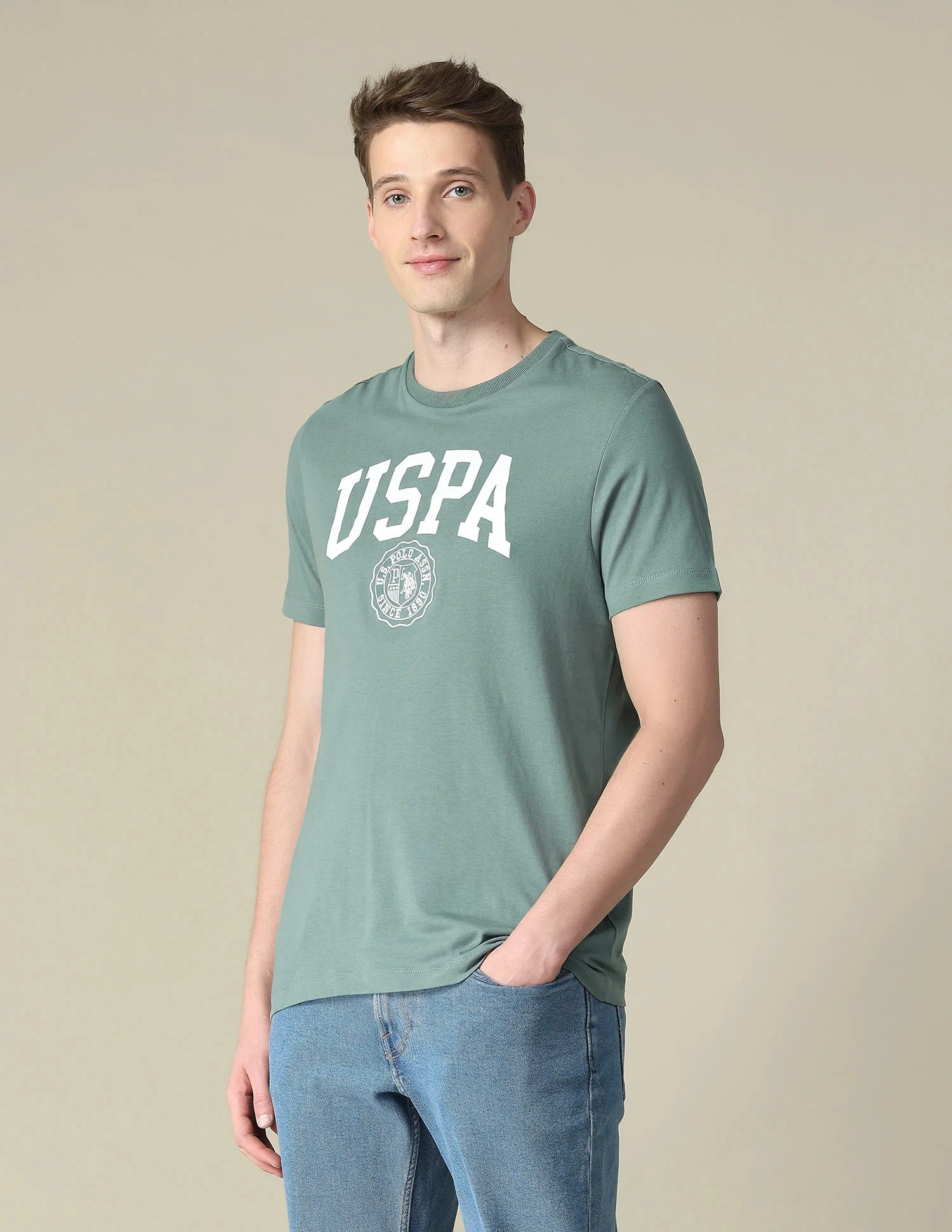 Graphic Brand Printed Slim Fit T-Shirt - Image 4