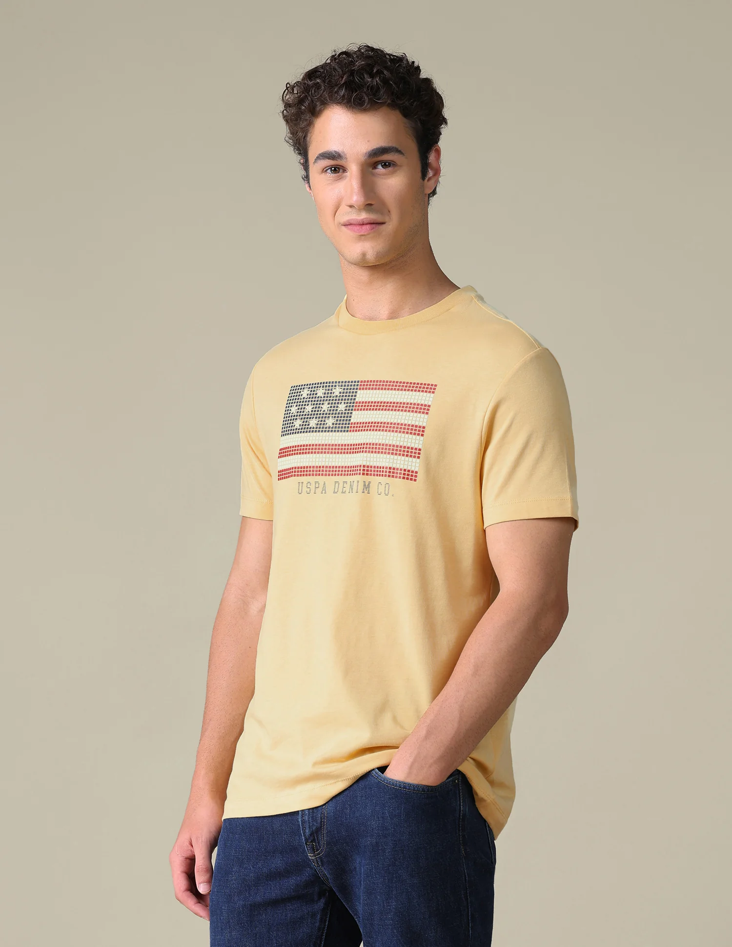Graphic Brand Printed Slim Fit T-Shirt - Image 4