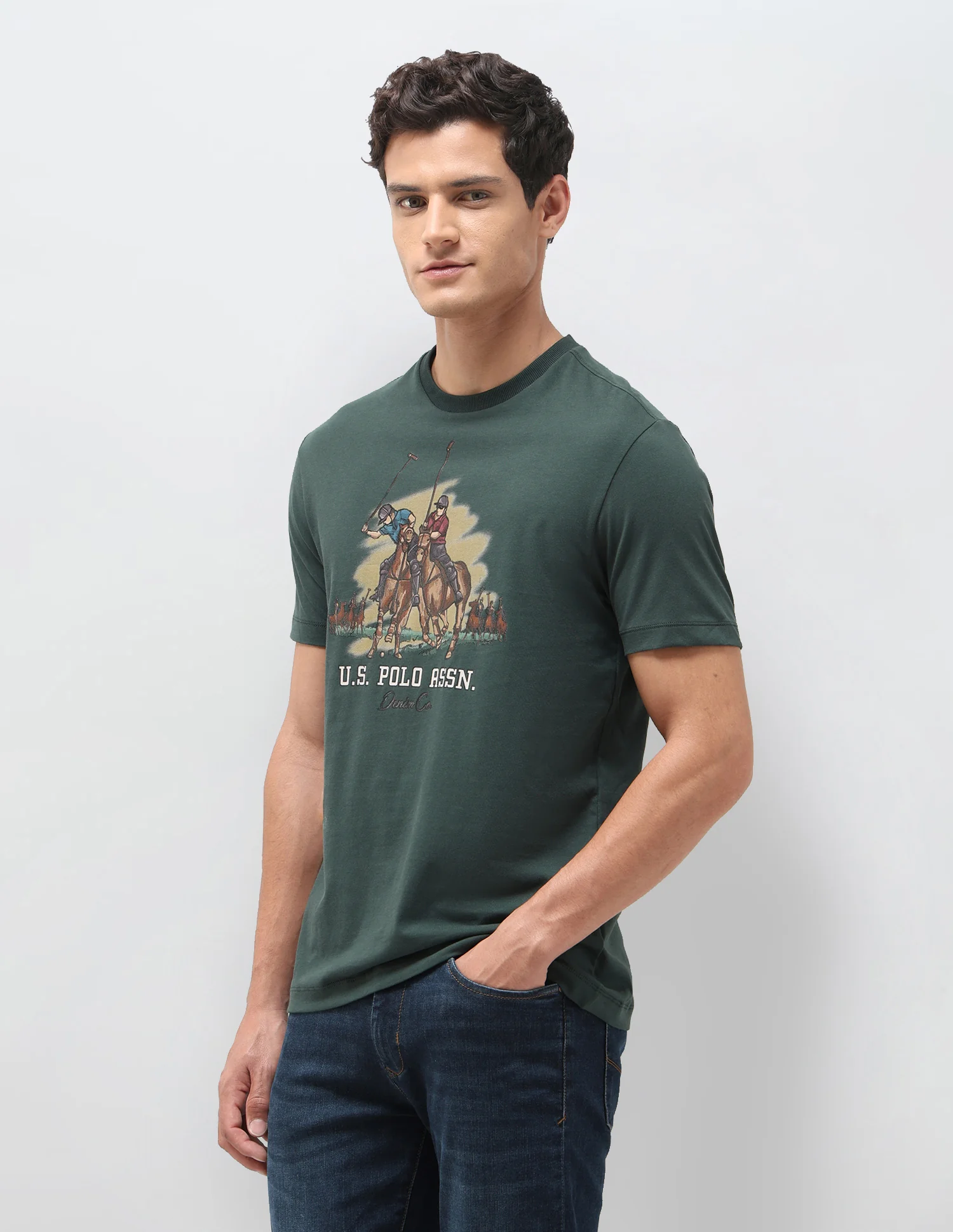 Graphic Brand Printed Slim Fit T-Shirt - Image 4