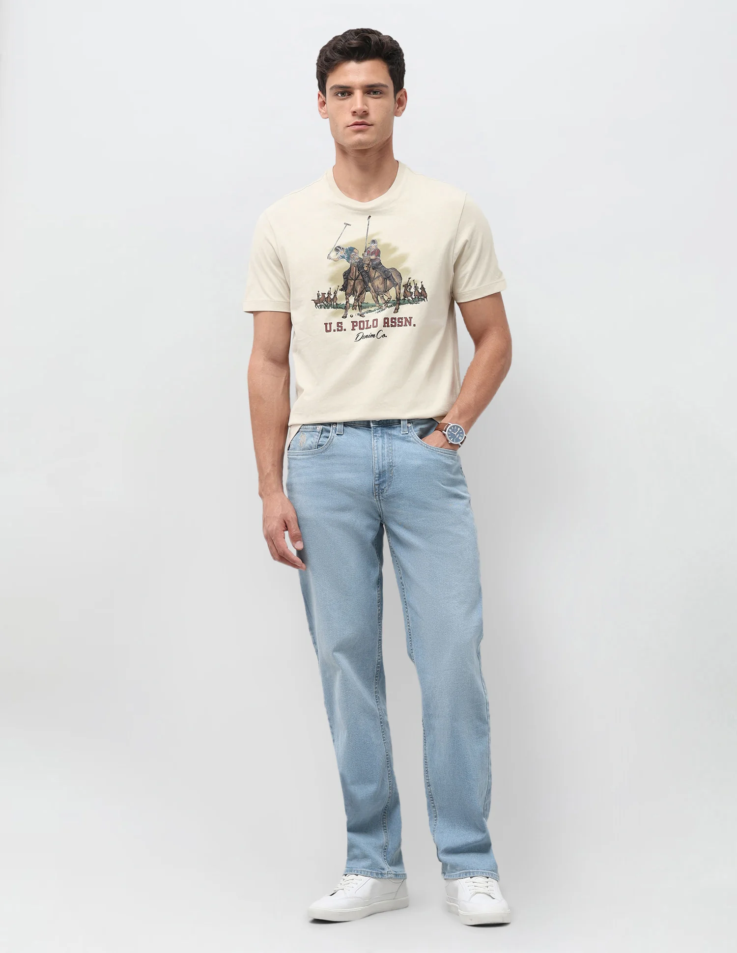 Graphic Brand Printed Slim Fit T-Shirt - Image 3