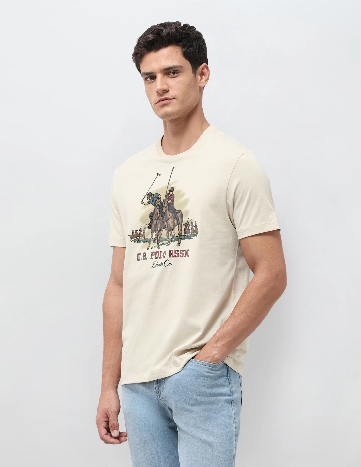 Graphic Brand Printed Slim Fit T-Shirt - Image 4