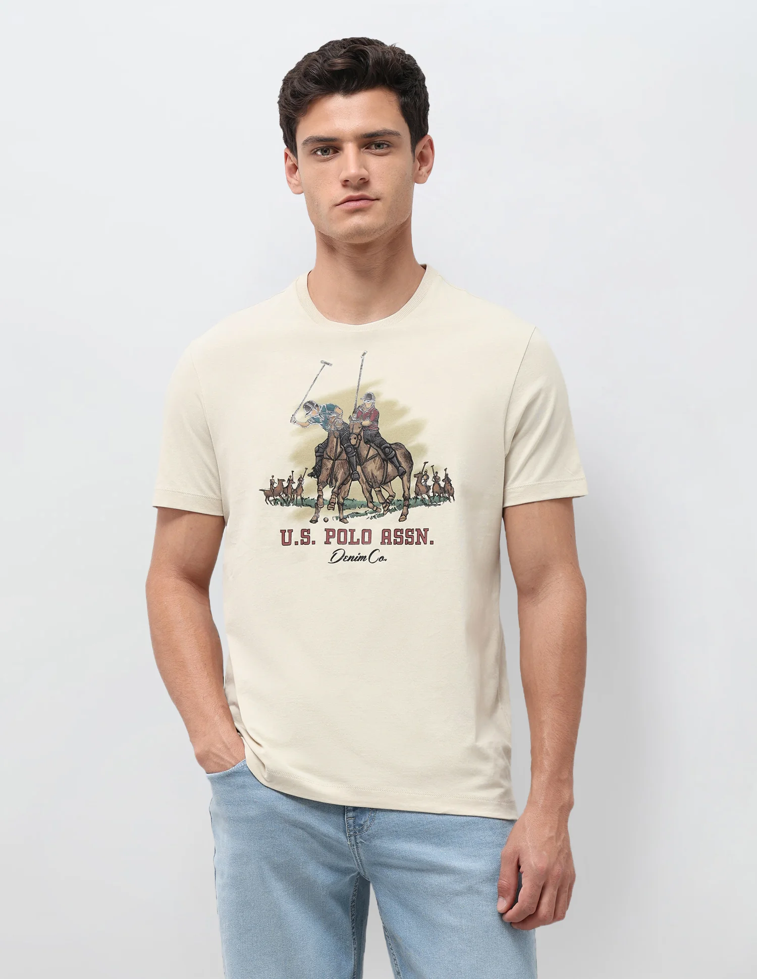 Graphic Brand Printed Slim Fit T-Shirt - Image 6