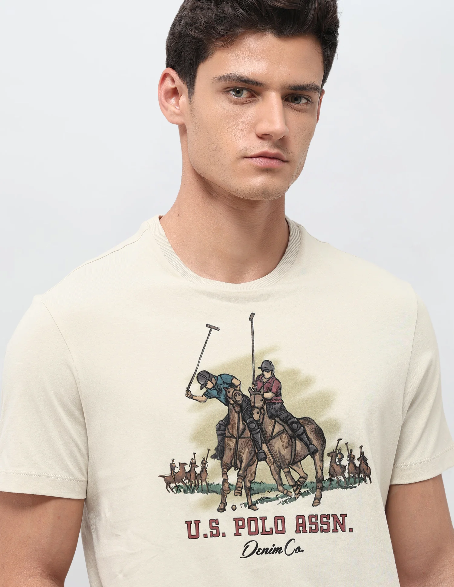 Graphic Brand Printed Slim Fit T-Shirt - Image 7