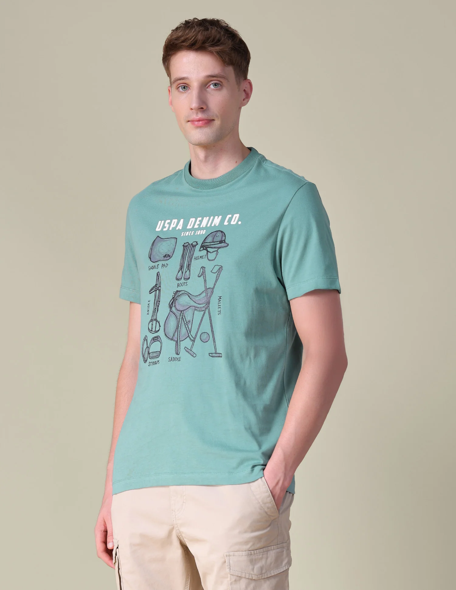 Graphic Brand Printed Slim Fit T-Shirt - Image 4